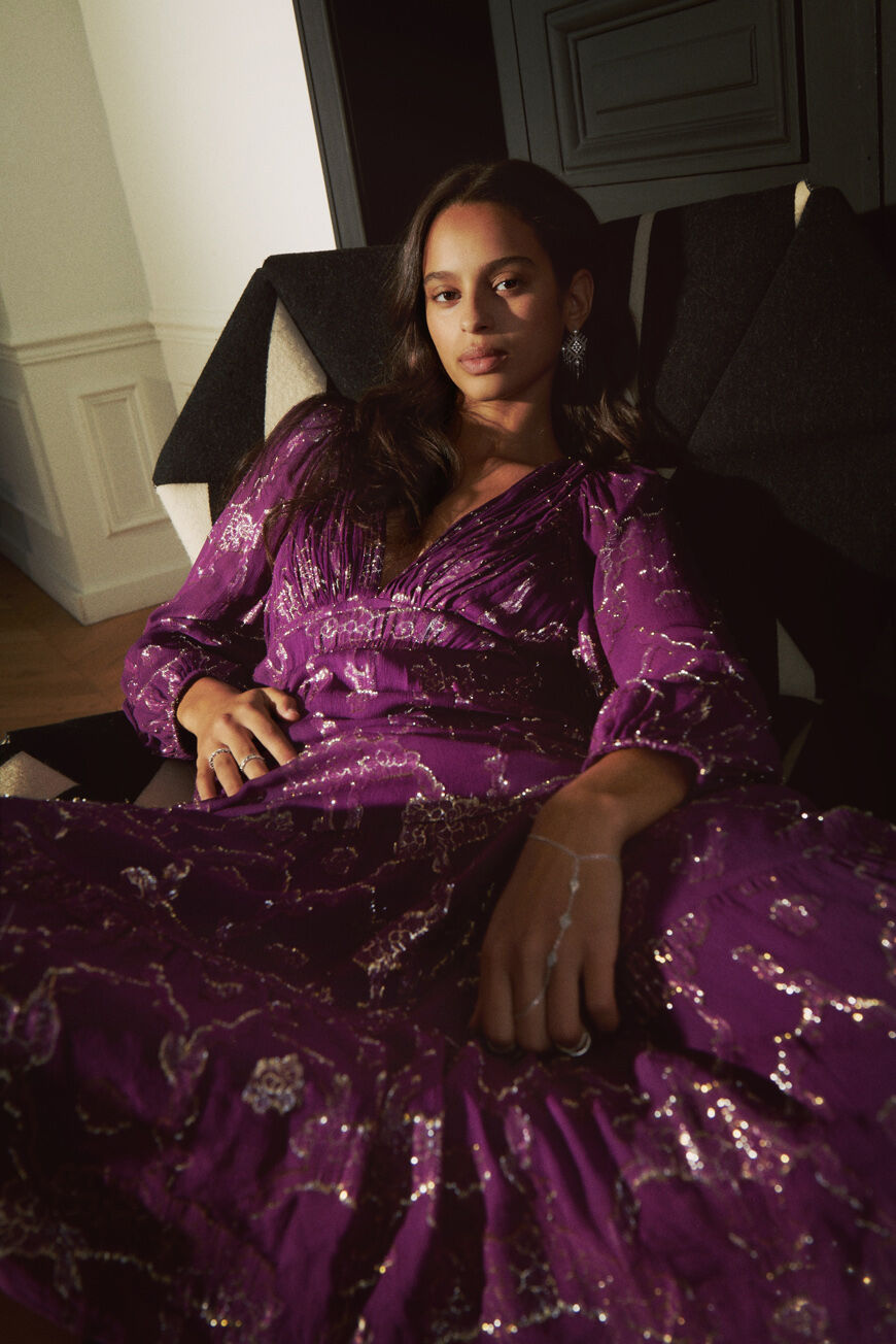 robe bash violette