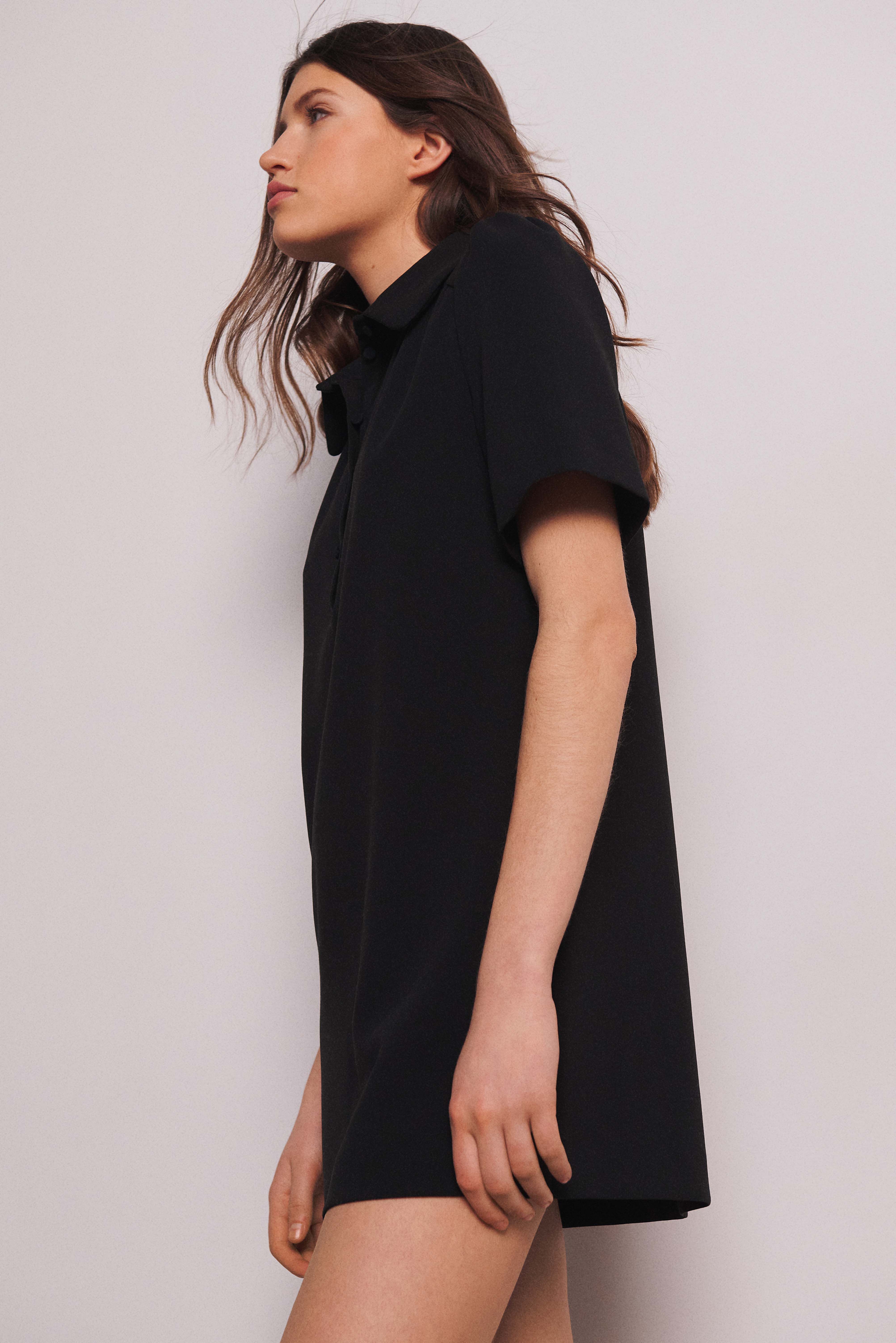 robe polo noire