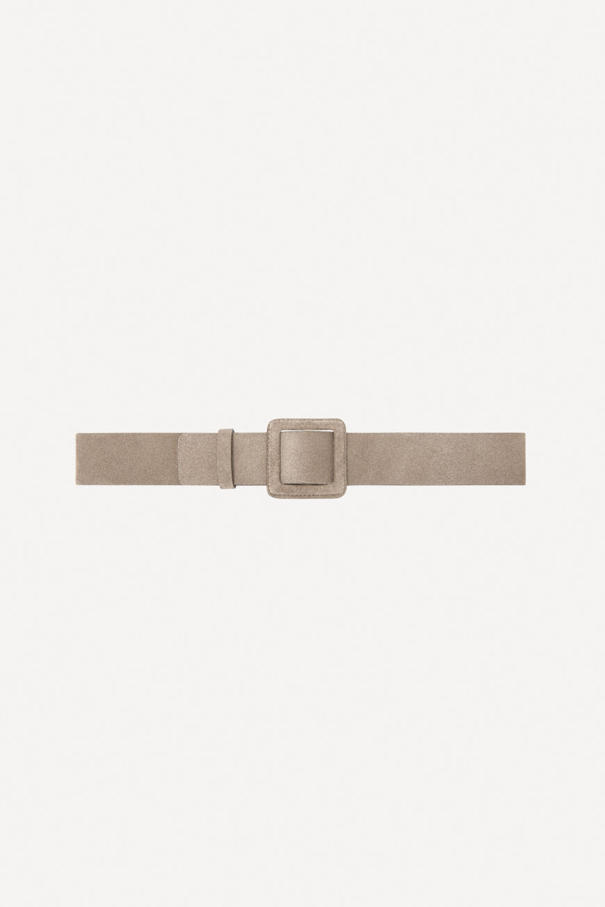 ba&sh leather belt BETTY TAUPE