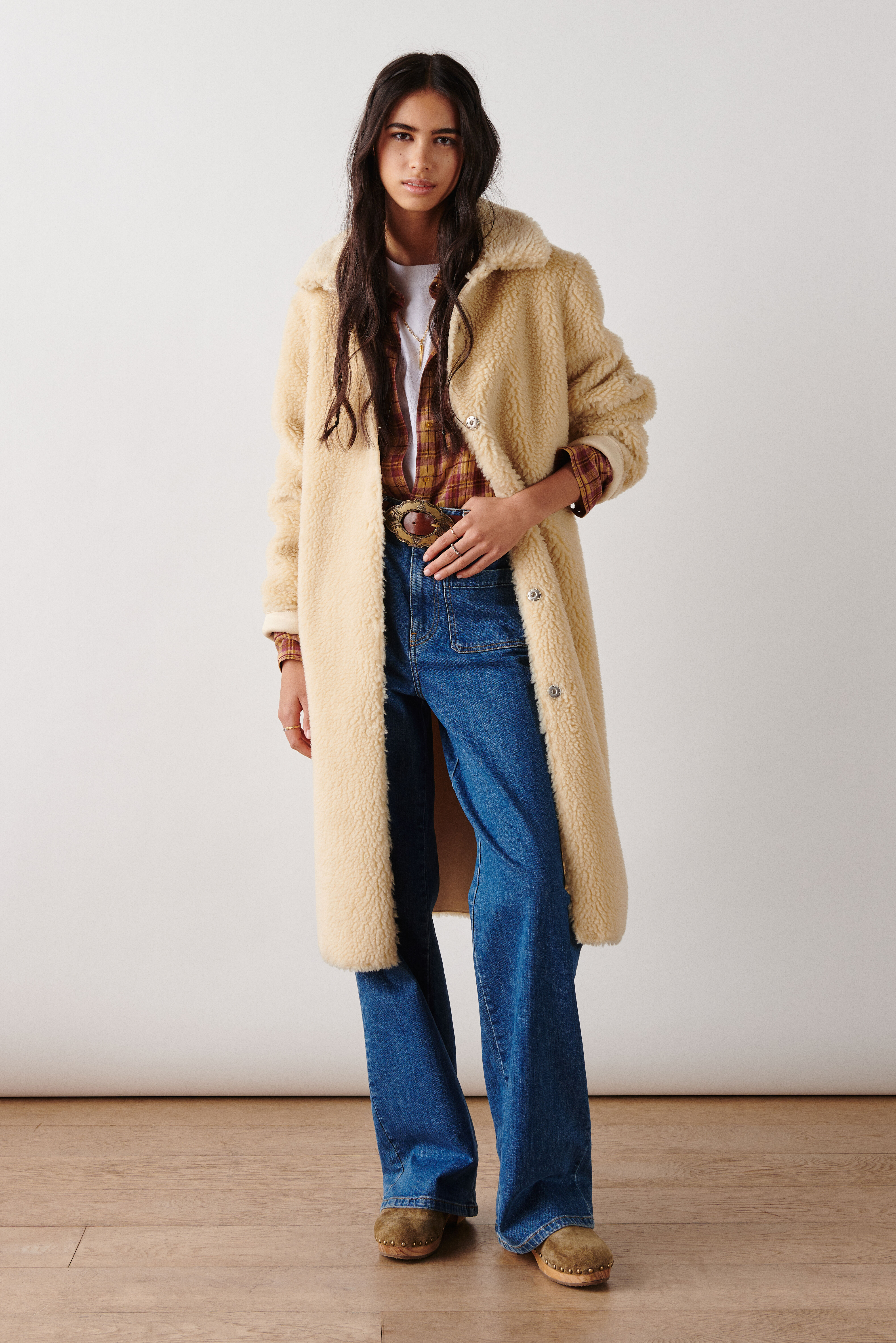 ba&sh teddy coat