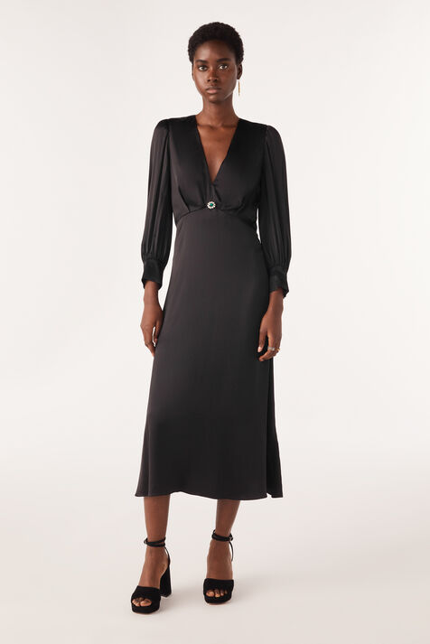 Midi Dress Chiara Black // ba&sh US