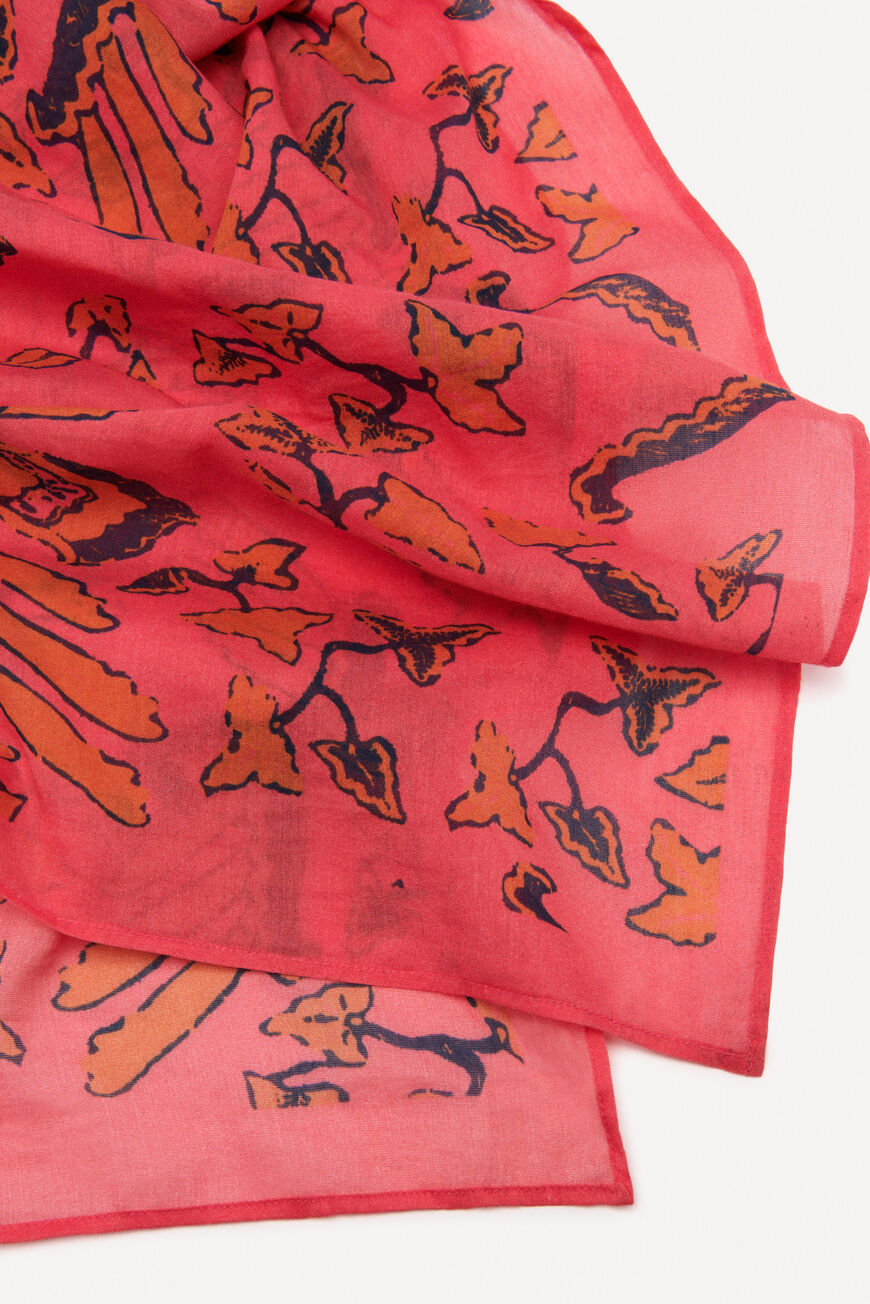 ba&sh foulard imprimé FANOUK ROSE