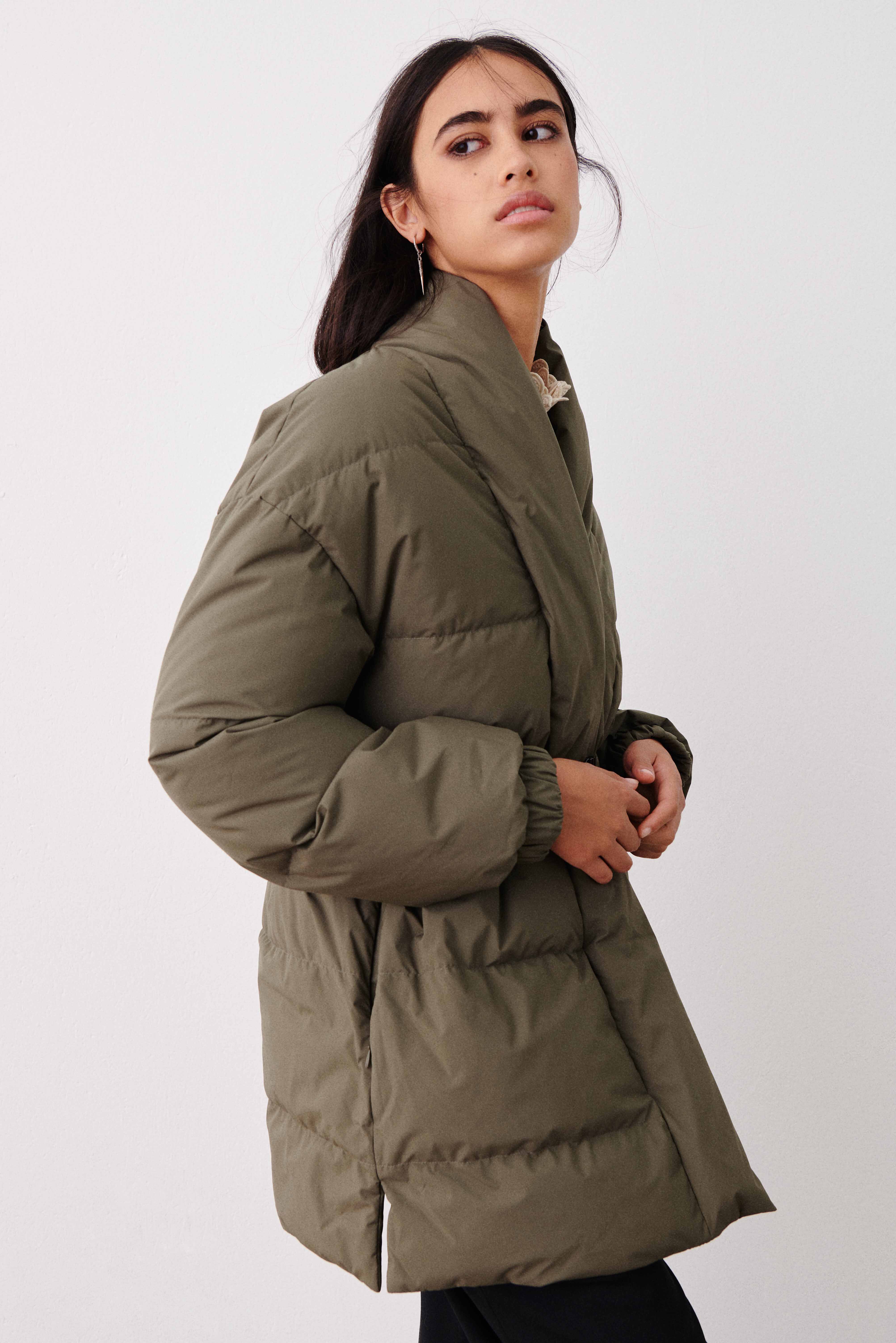 puffer kimono