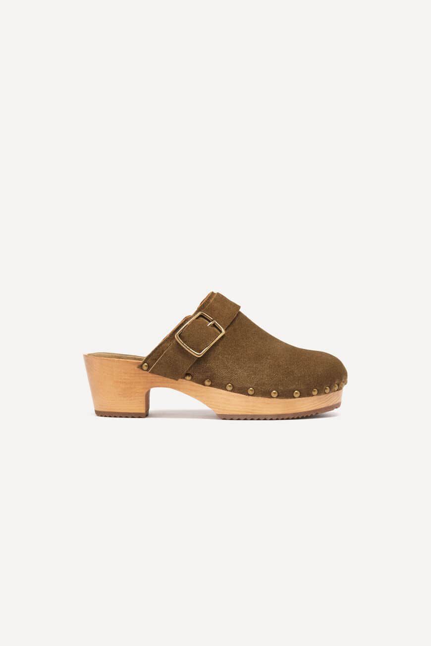 KLOMPEN CLOG FROM 100€ TO 200€ OLIVE BA&SH