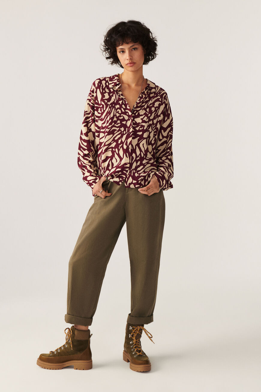 SHIRT GALA RED // ba&sh US