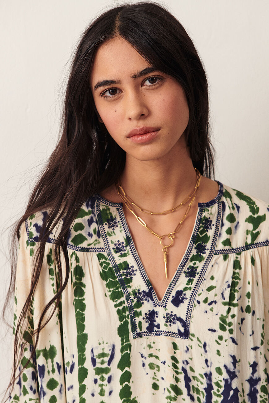 tie-dye dress ILDA ECRU // ba&sh