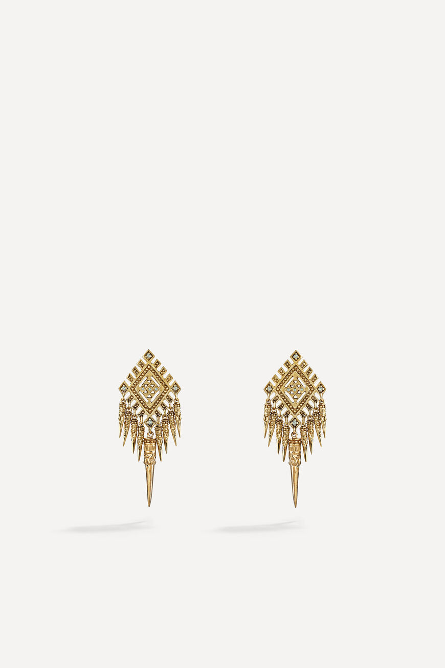 ba&sh boho earrings MINI-PUNK GOLD