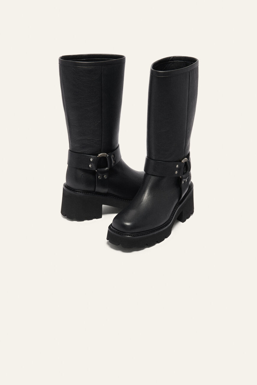Leather Chelsea Boots Coda Black // ba&sh US