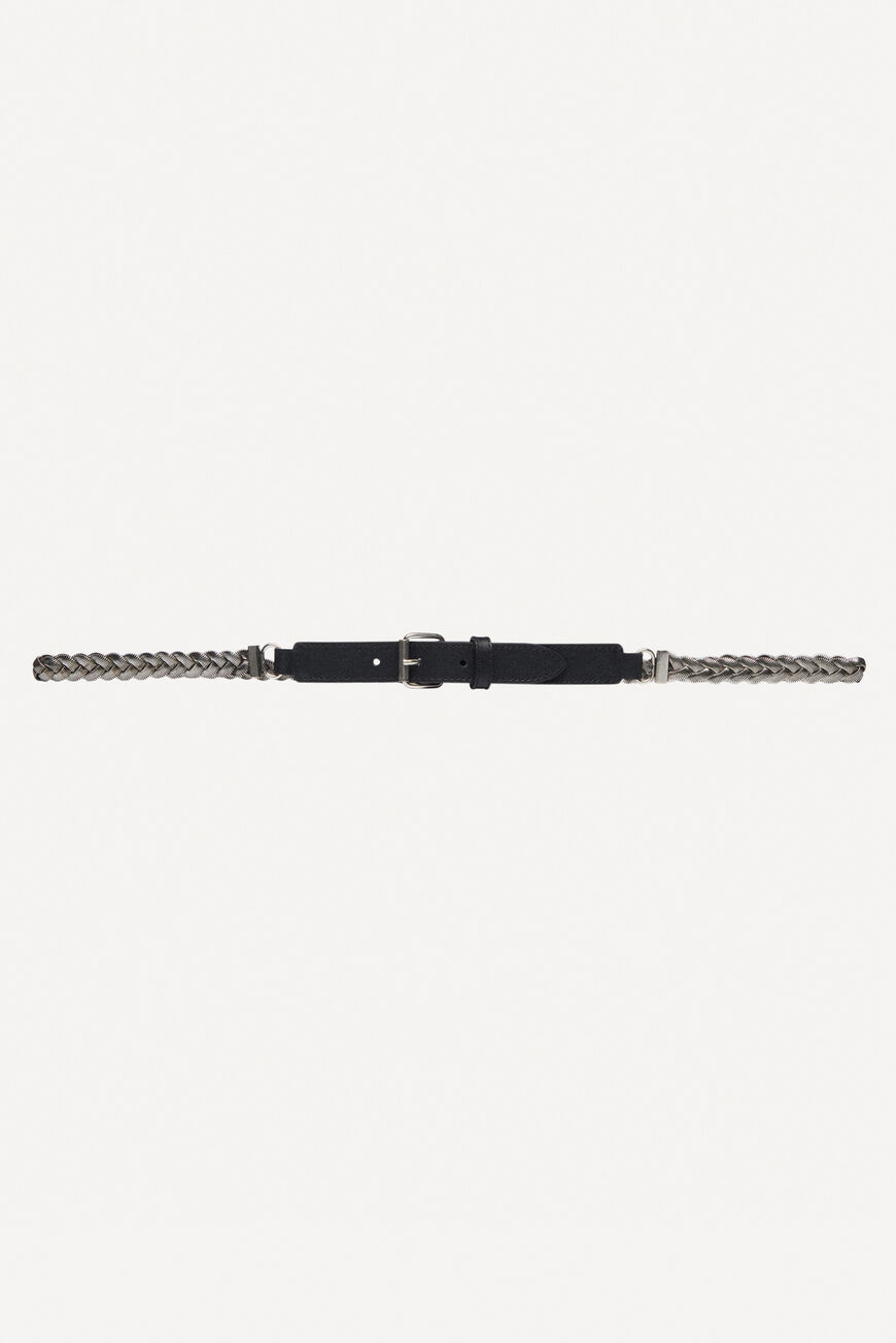 ba&sh braided belt BRIGHT ANTICSILVER