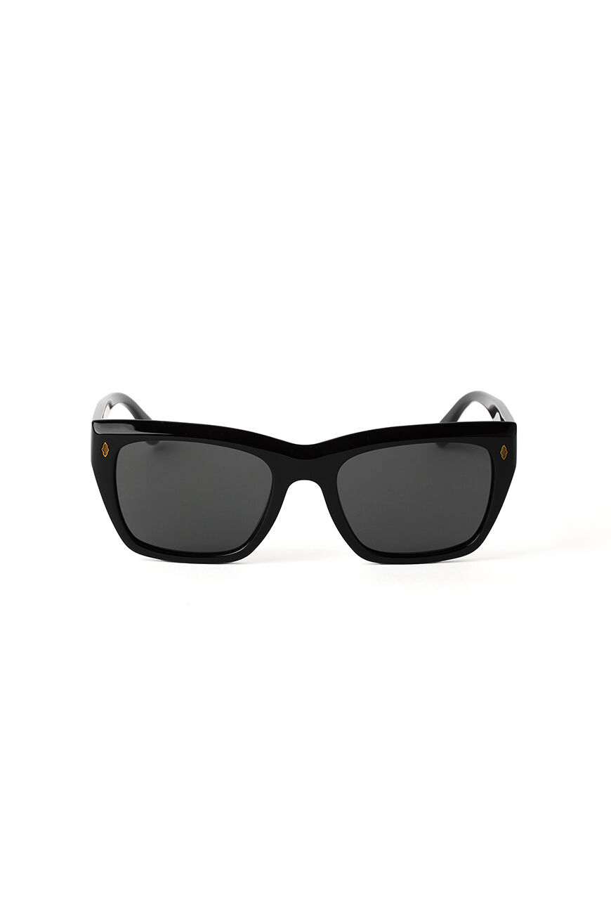 ba&sh lunettes de soleil carrées oversize LUCE NOIR