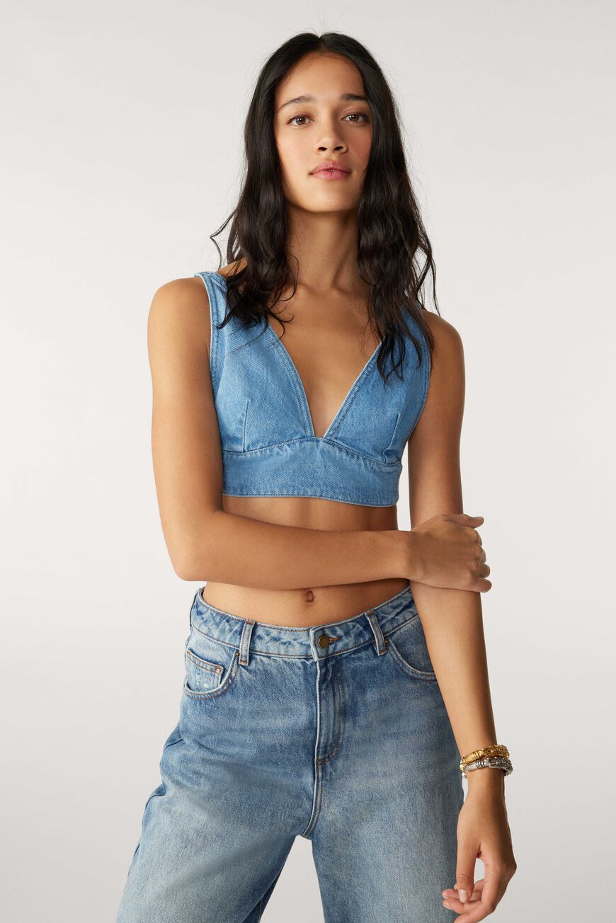 ba&sh cropped top BLY BLUEJEANS