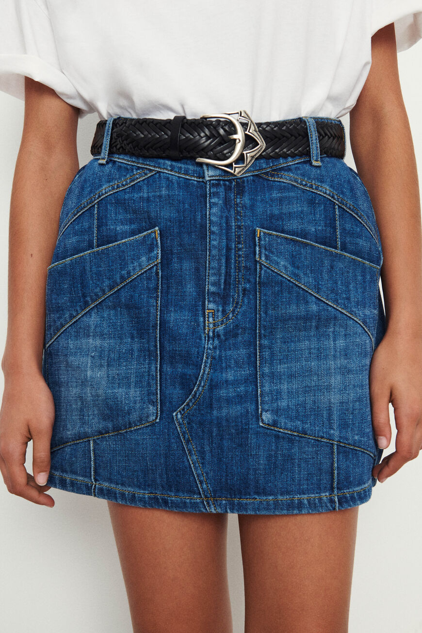 denim short skirt JETTY BLUE // ba&sh US