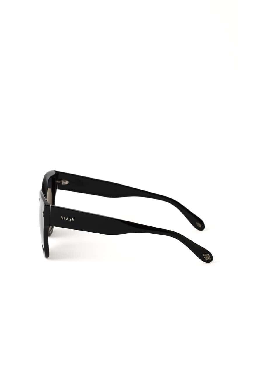 ba&sh oversized acetate frame square sunglasses LUCE BLACK