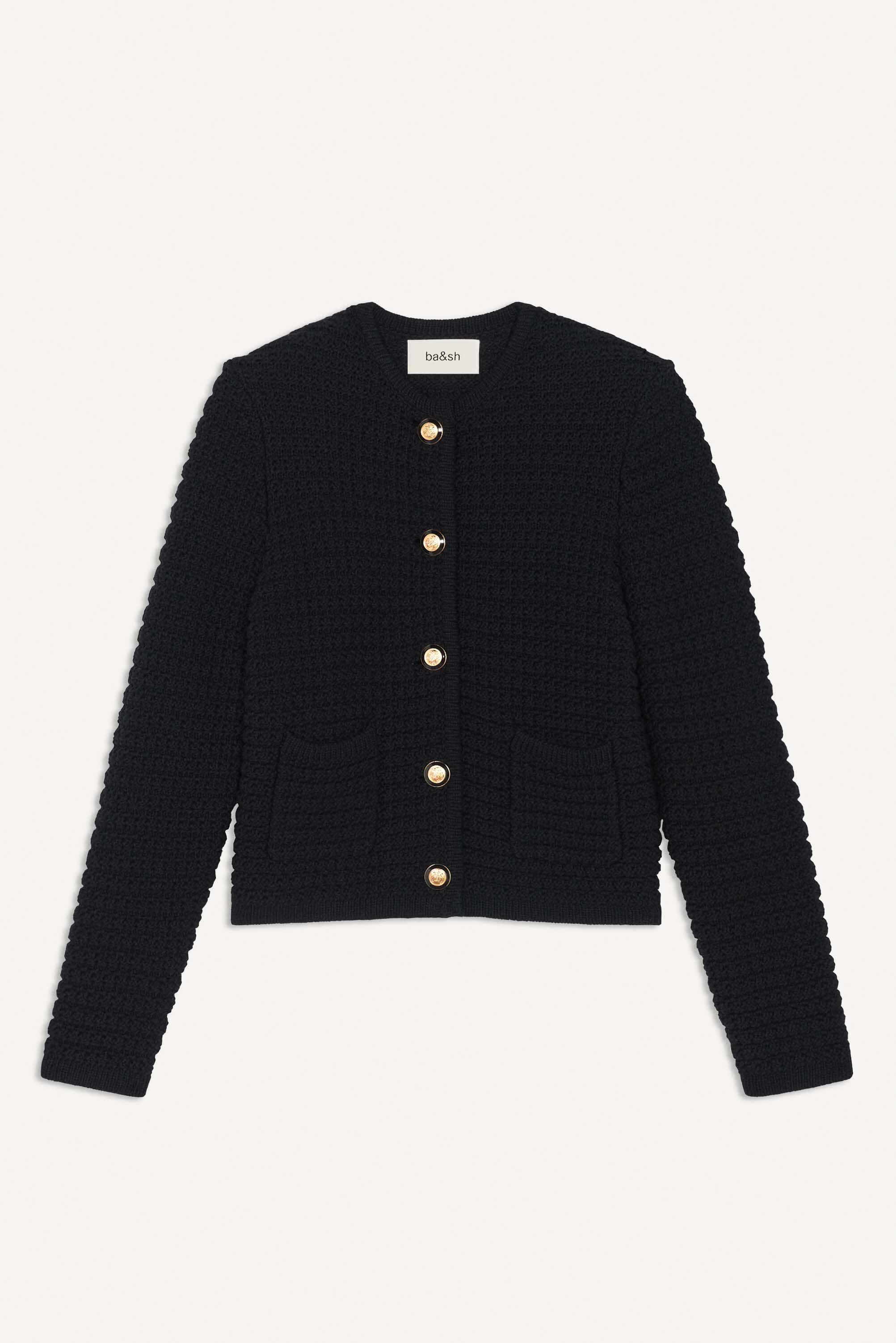 ba\u0026sh Gaspard Cardigan Black