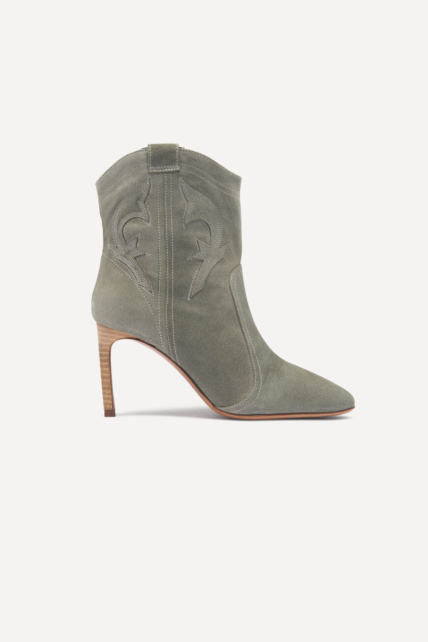 ba&sh heeled boots CAITLIN VERT