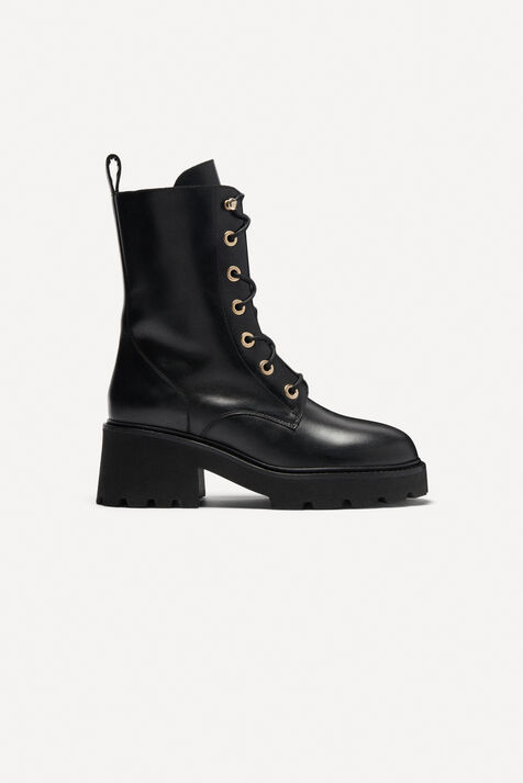 Leather Ankle Boots Cimo Black // ba&sh UK