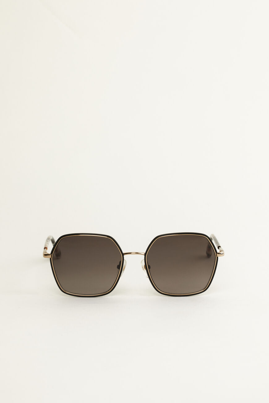 hexagonal sunglasses LEA BLACK ba