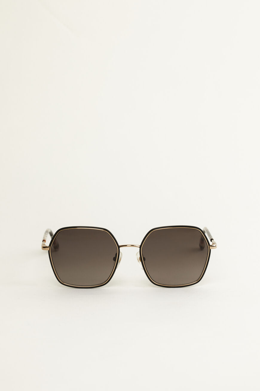 ba&sh hexagonal sunglasses LEA NOIR