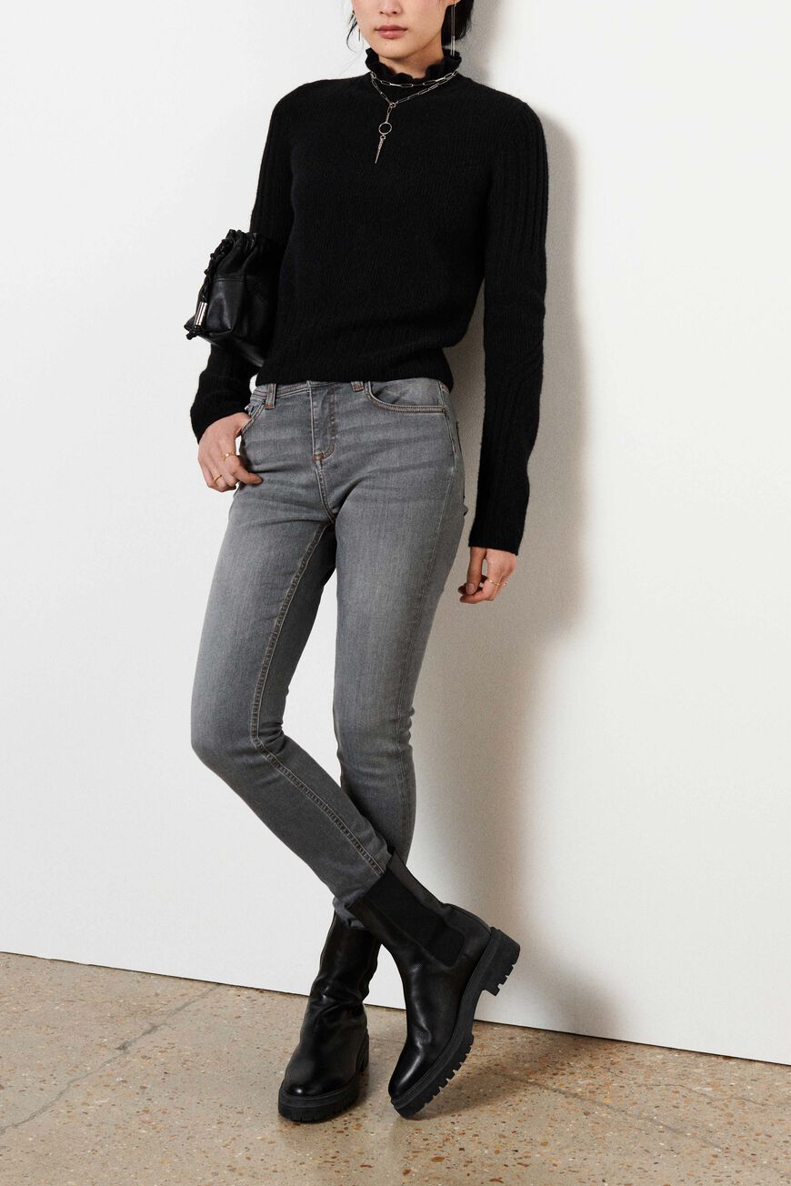 ba&sh slim-fit jeans AIMIE GRIS