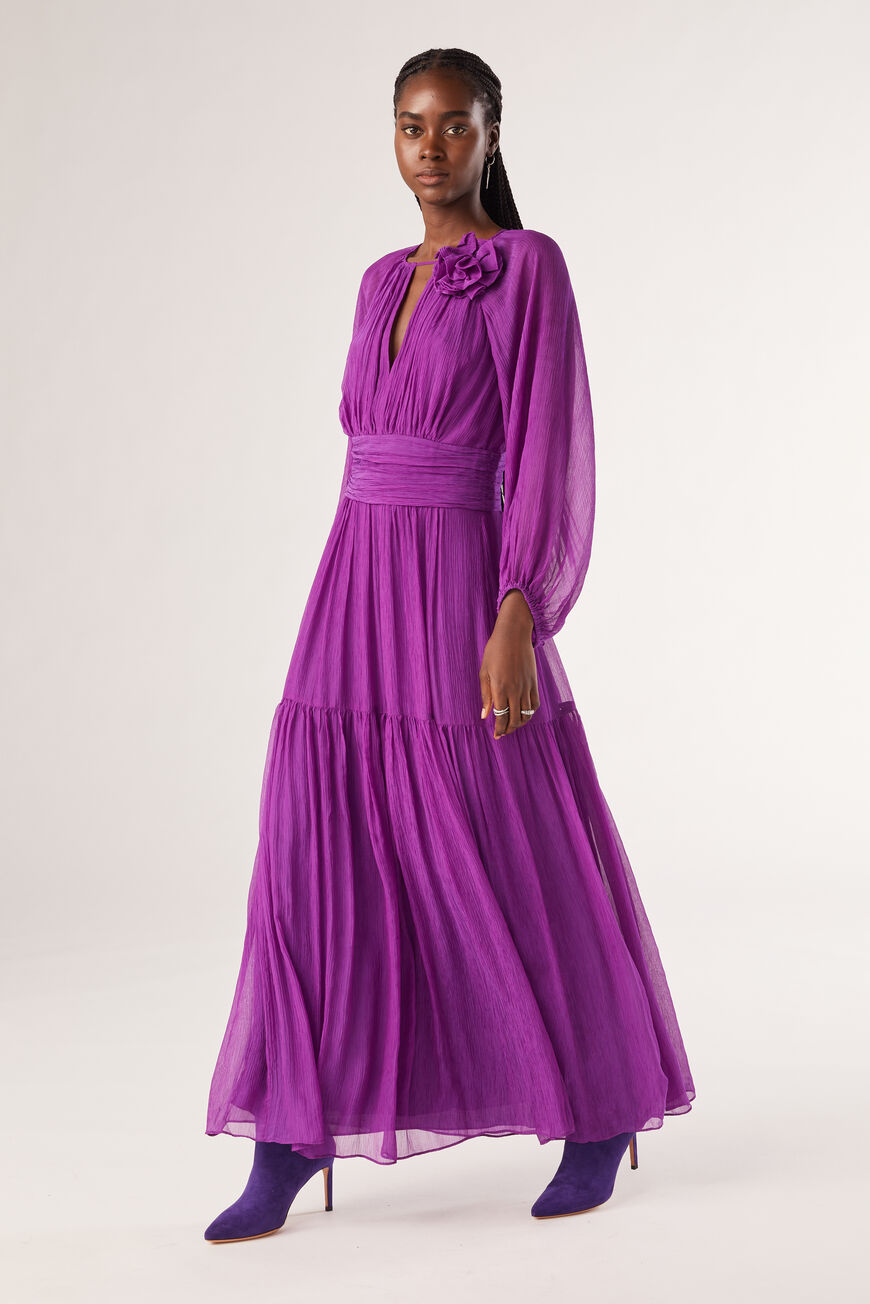 Ba&Sh | Helena Maxi-Dress | L | Purple
