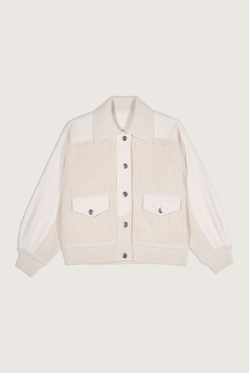 Long-Sleeve Jacket Luis Off-White // ba&sh US
