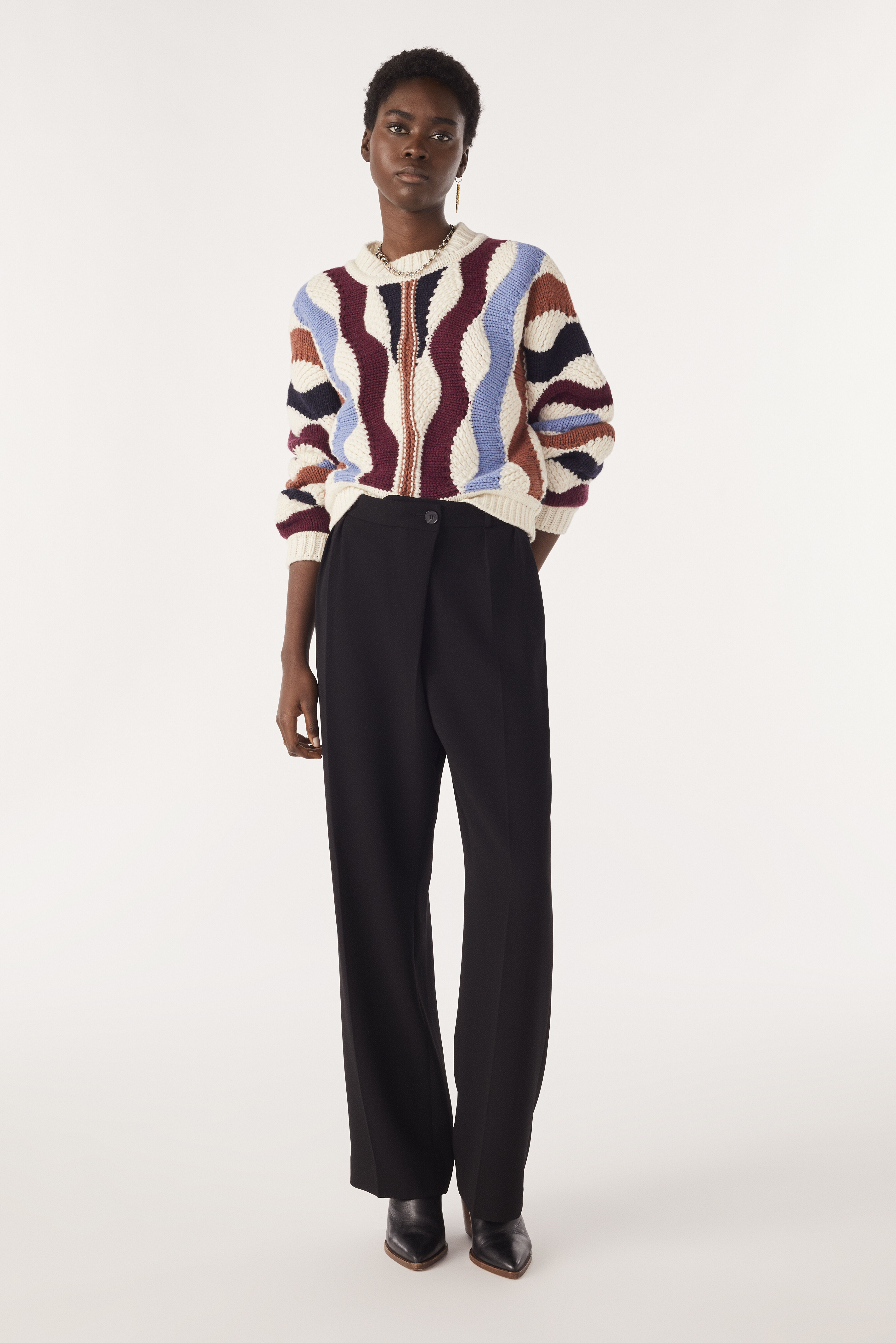 Shop ZARA PLEATED TAPERED PANTS ZW COLLECTION ( 2105/454) by MUSASHIYA |  BUYMA