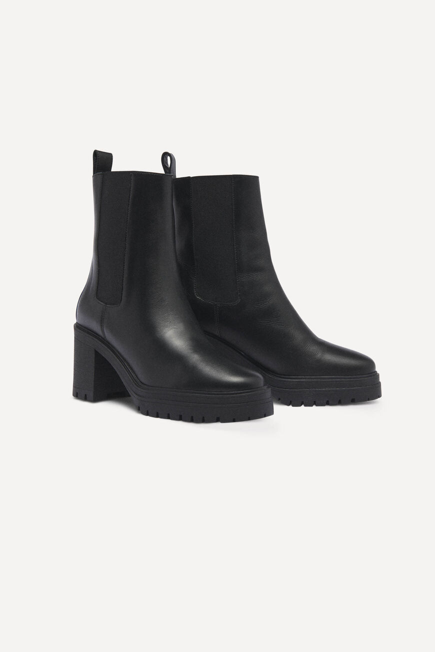 ba&sh heeled chelsea boots CLARE BLACK