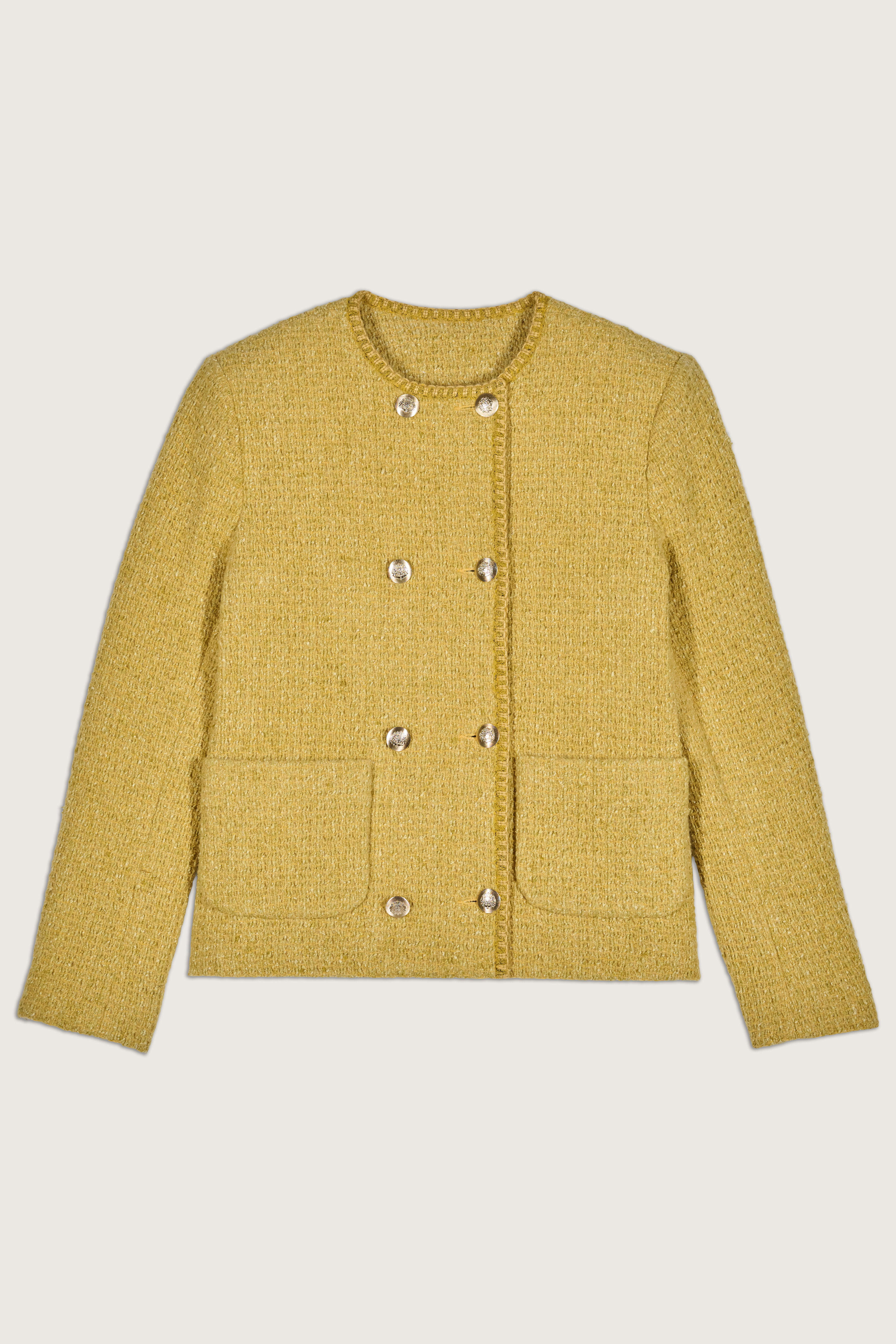 Tweed Jacket Joe Yellow // ba&sh CA