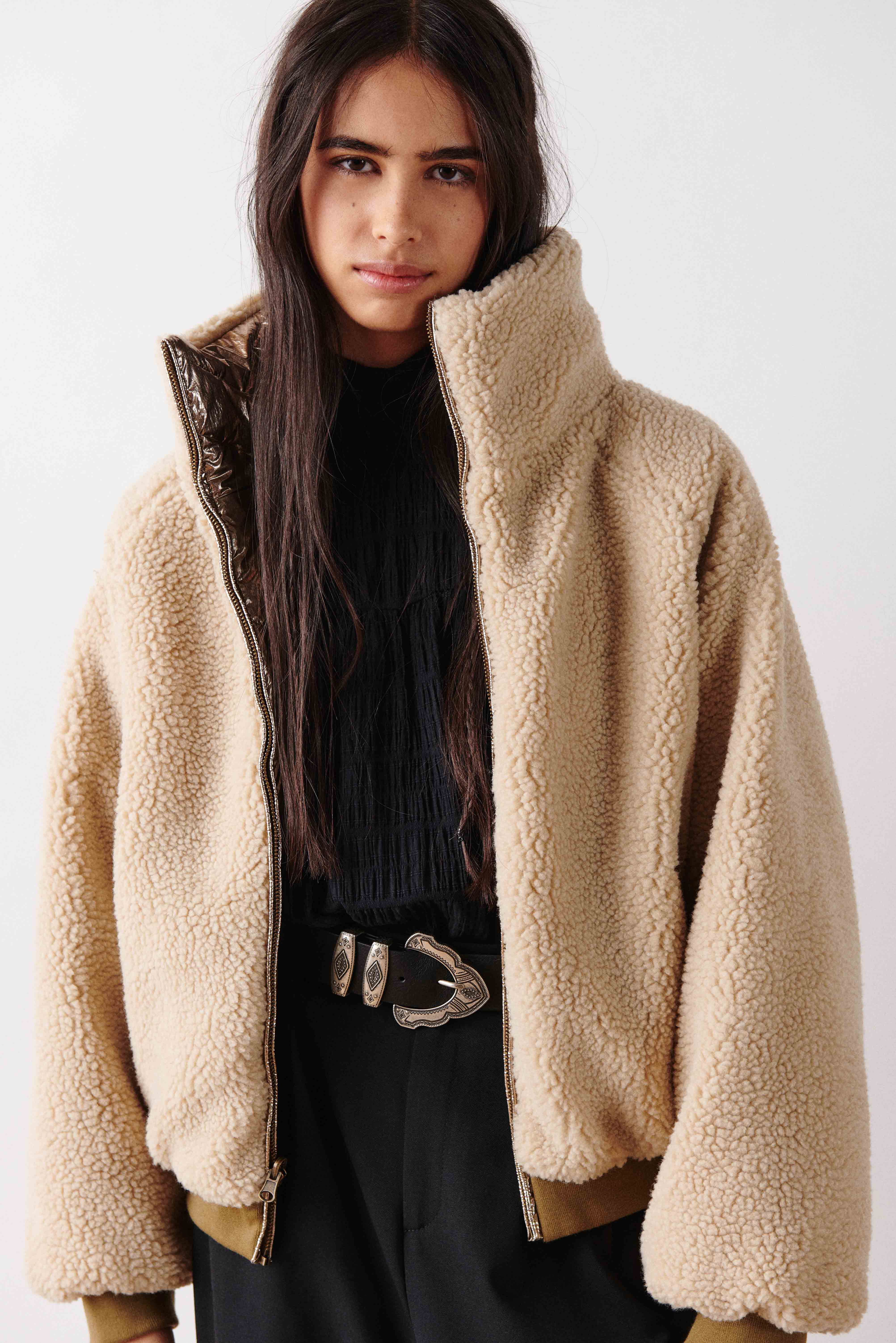 ba&sh teddy coat
