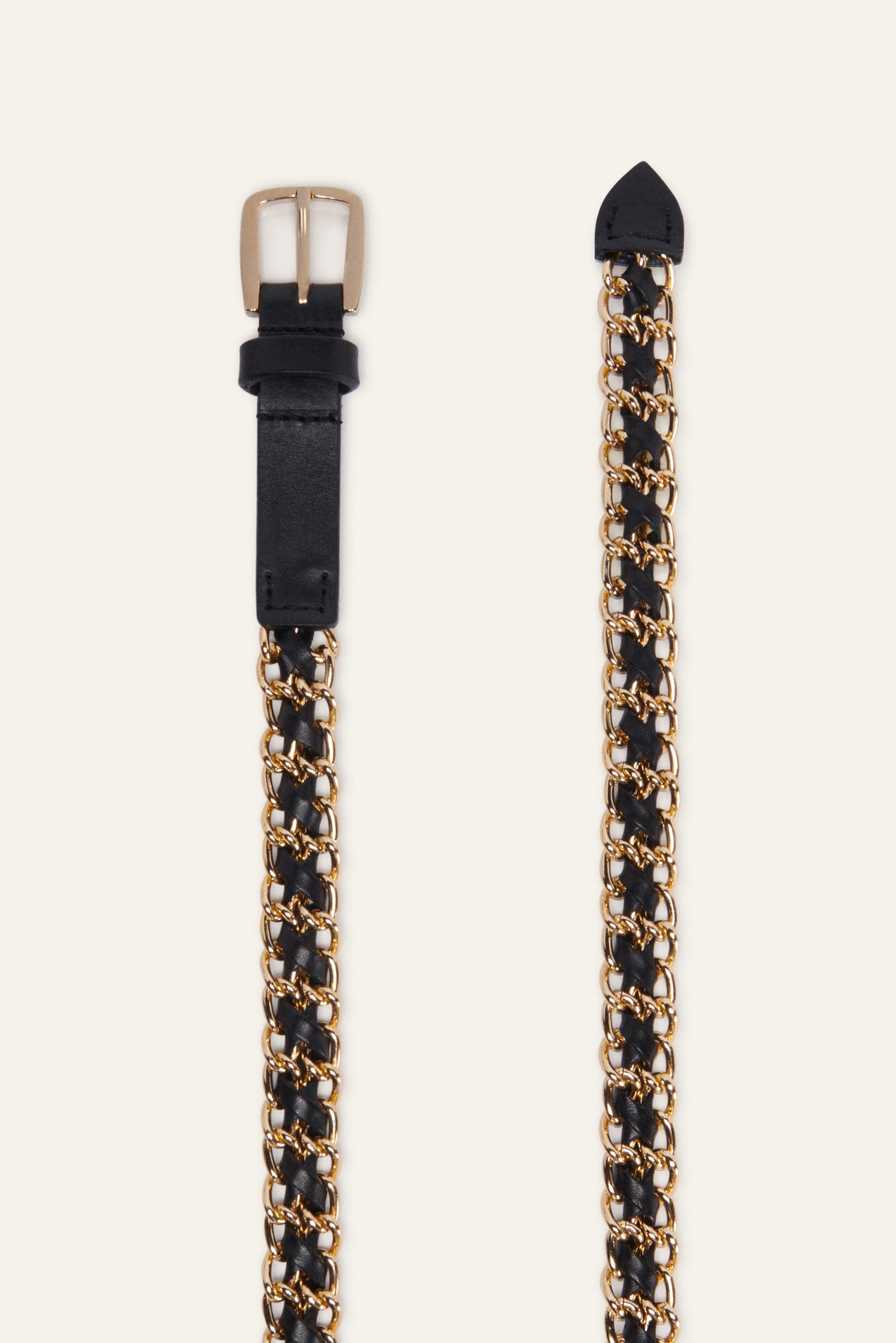 zara chain belt