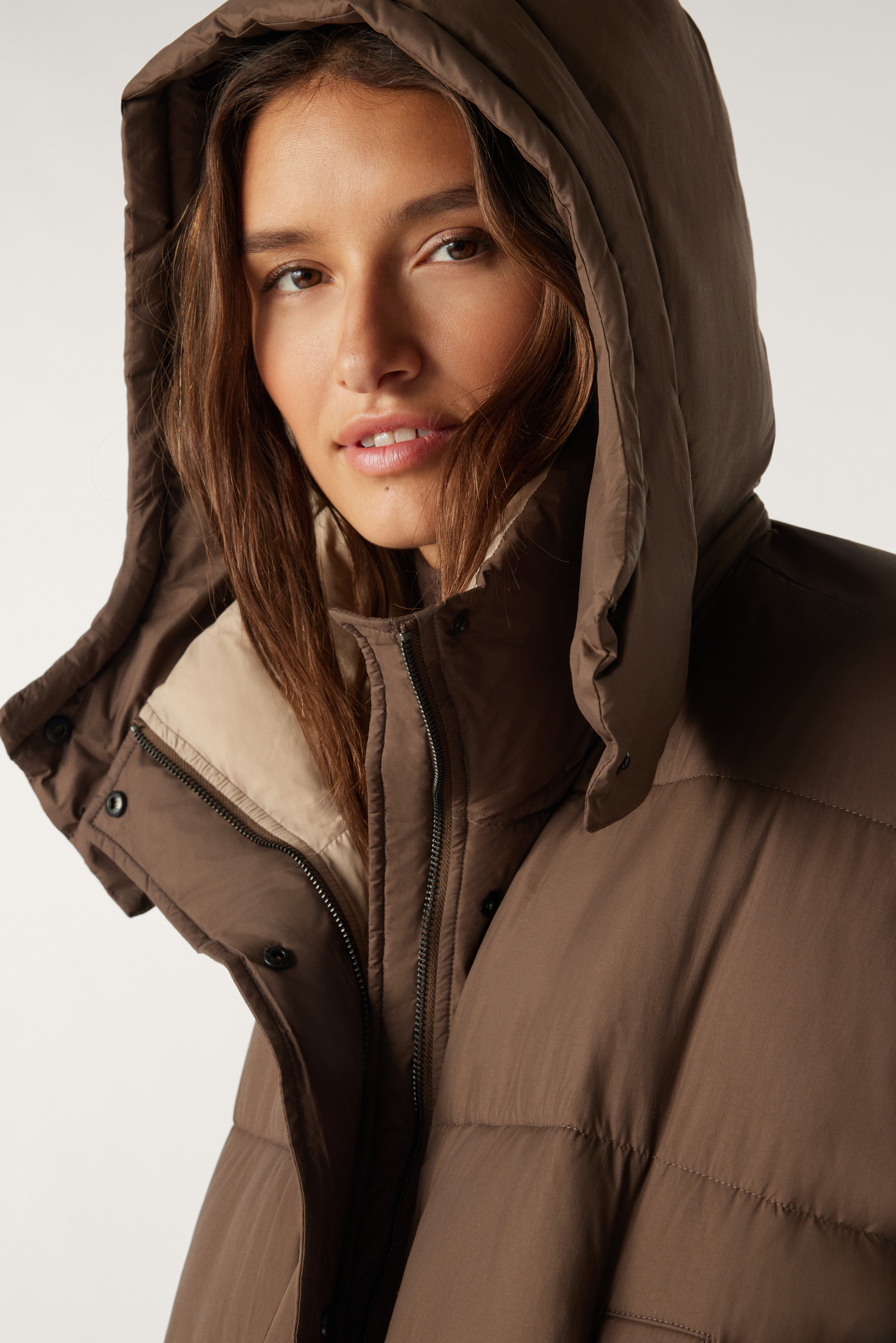Short Down Jacket Zeo Brown // ba&sh US