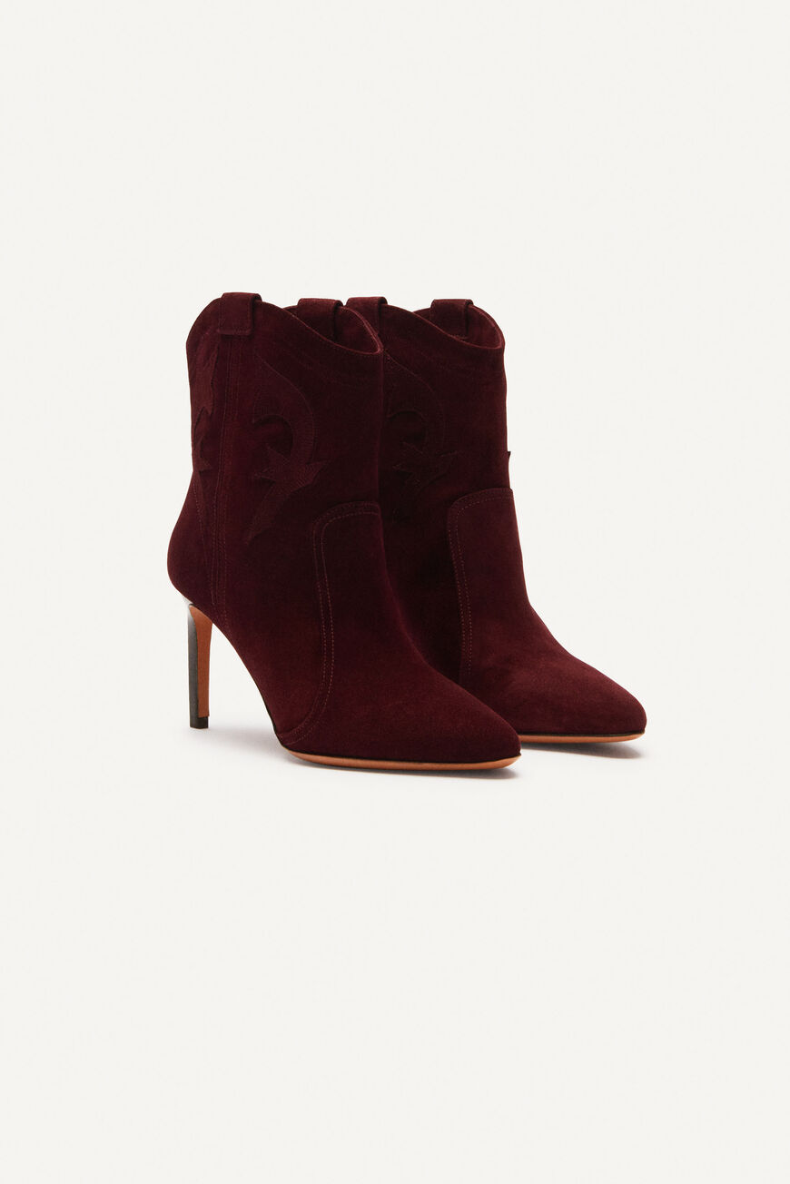 ba&sh ANKLE-BOOTS CAITLIN RED