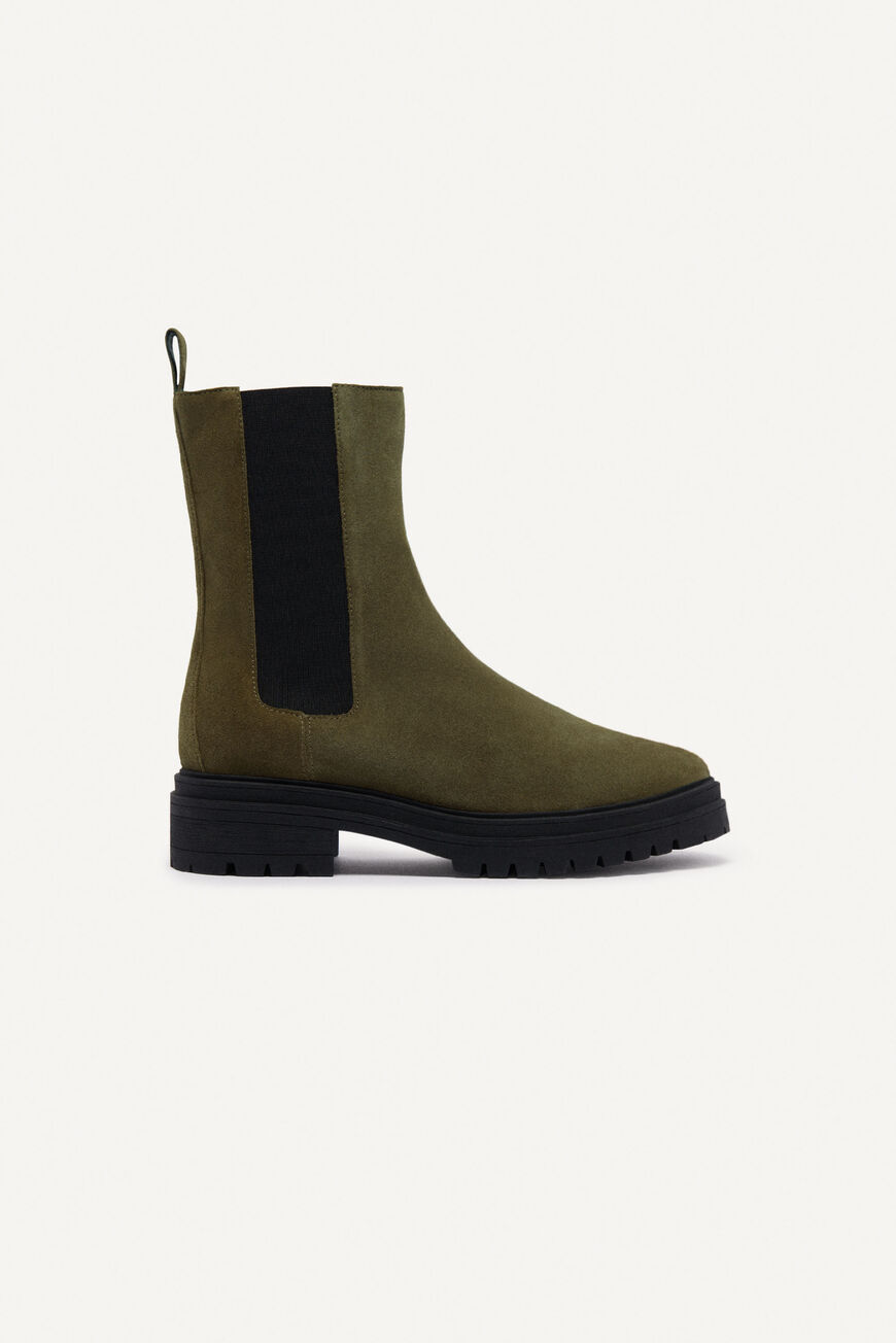 Elasticated Ankle Boots Coda Green // ba&sh US