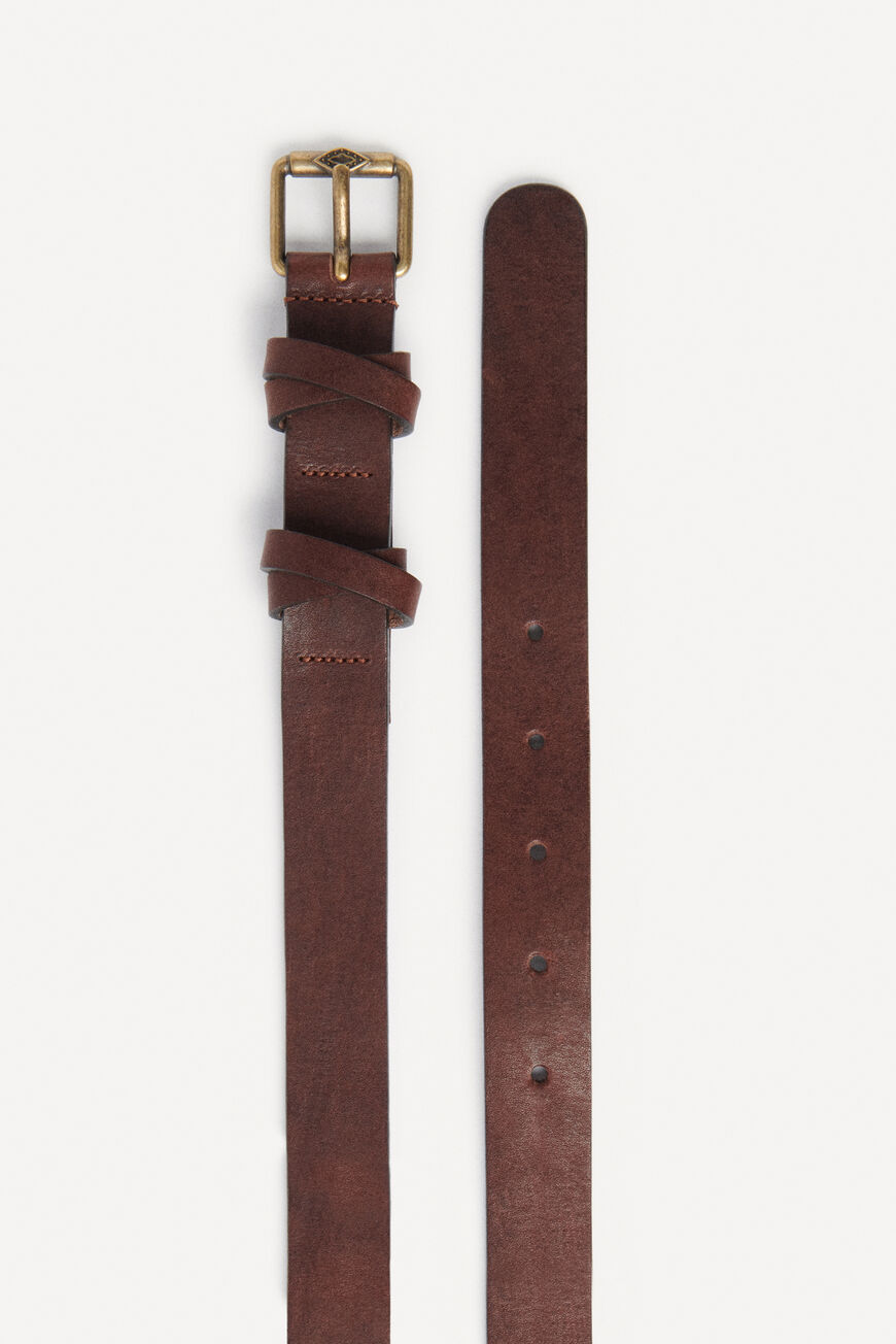 ba&sh leather belt BELONE BROWN