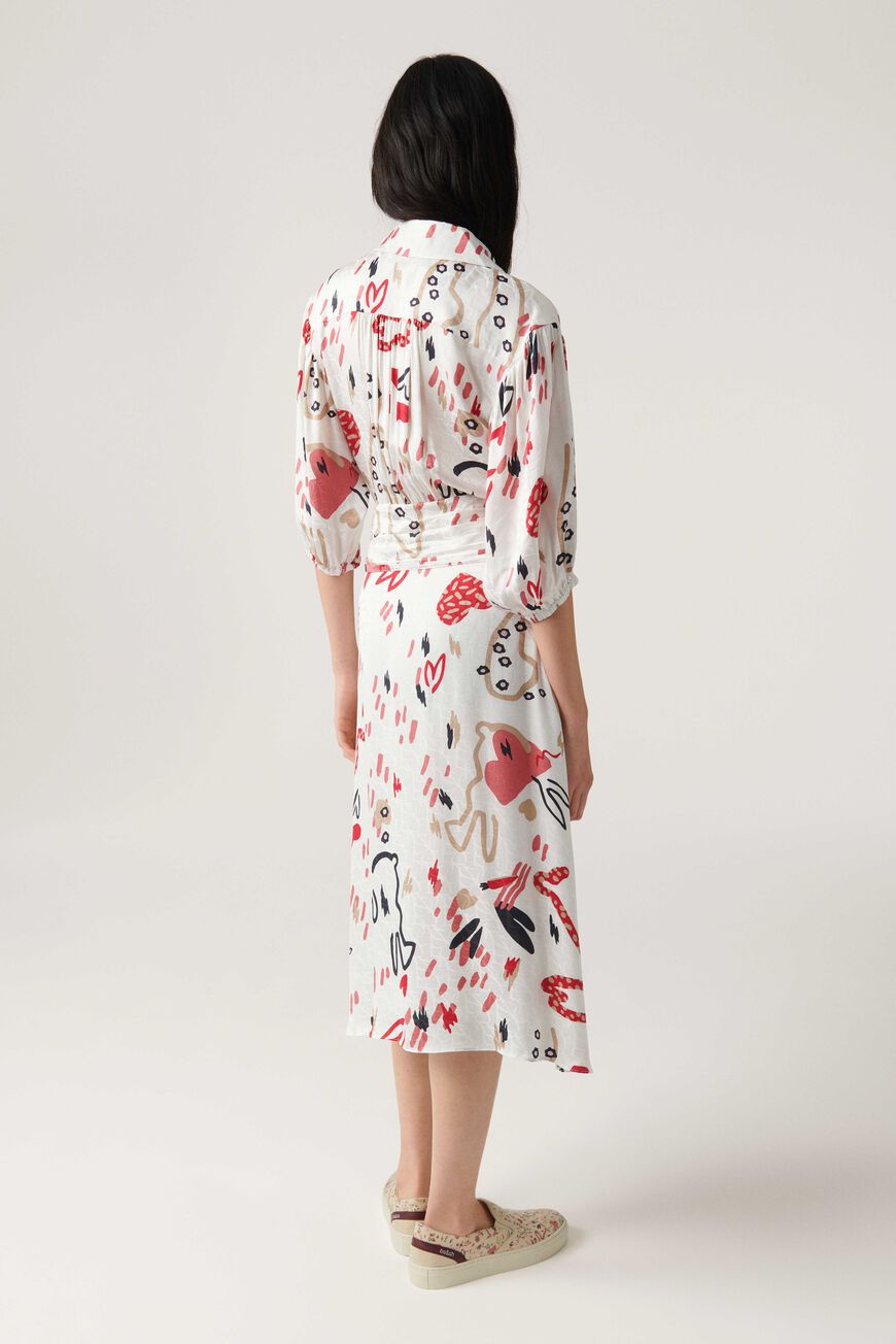 RAEL DRESS ECRU // ba&sh NL