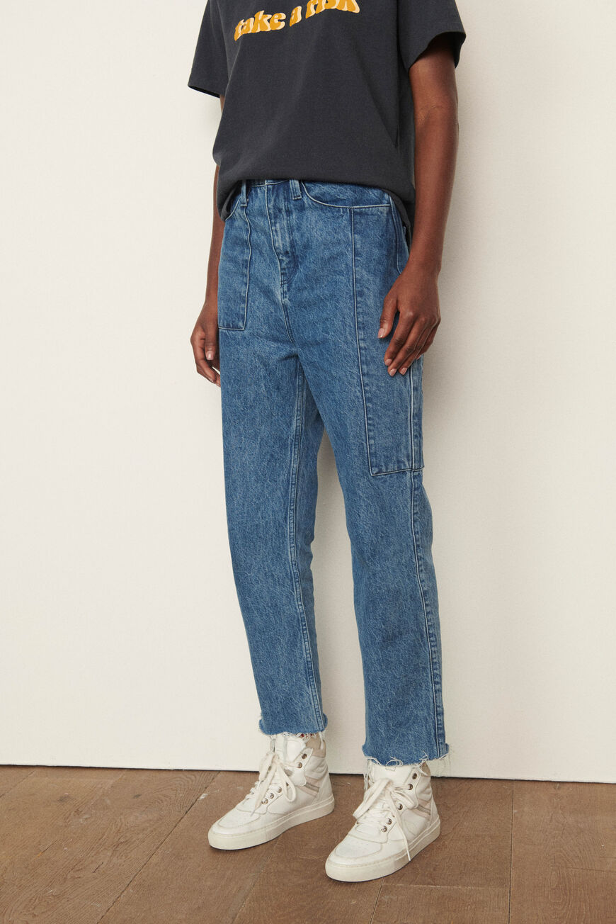 straight leg jeans ASTEL BLUE // ba&sh UK