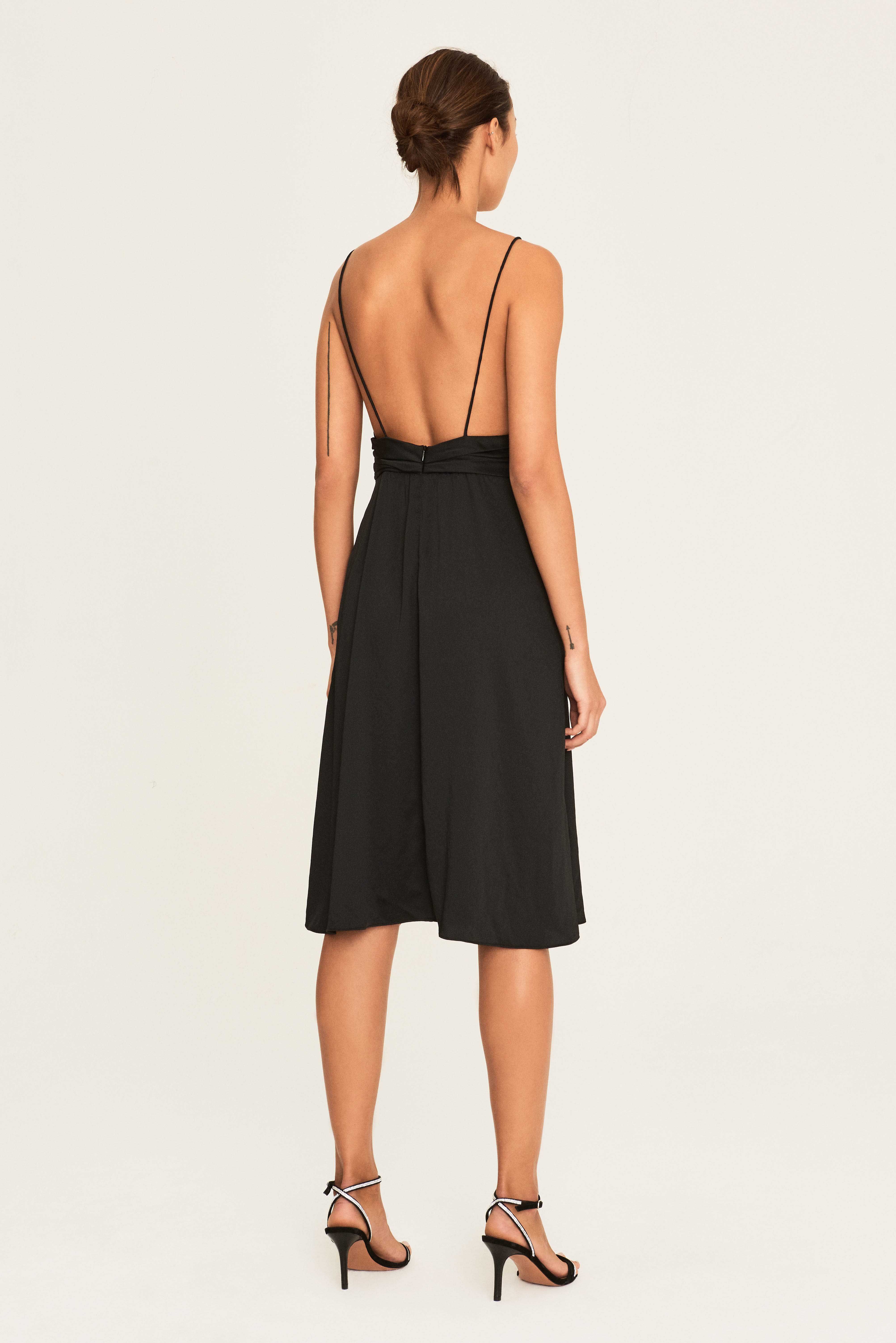 Robe DosNu Chic DIXIE NOIR // ba&sh FR