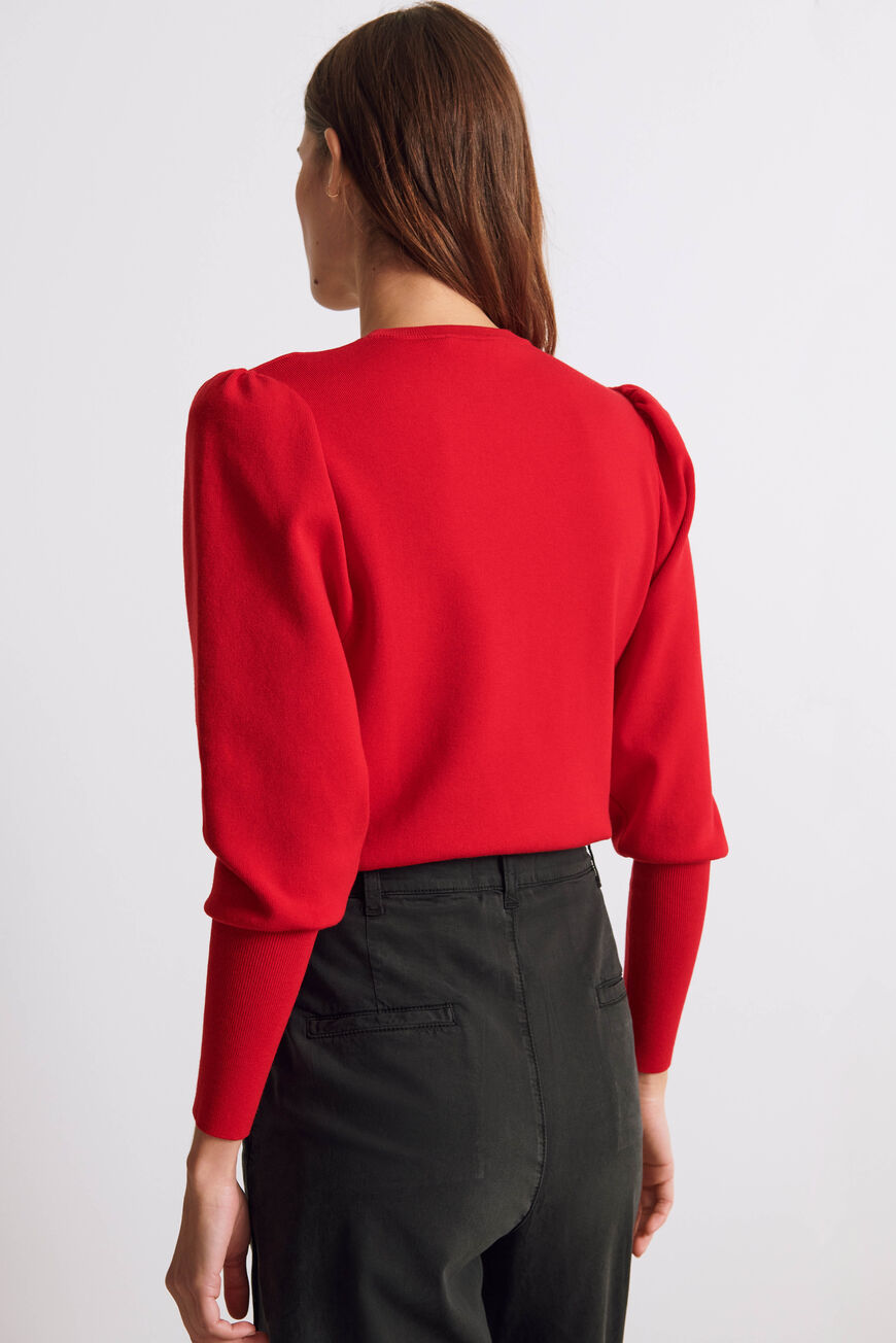 PULL SADY MAILLES ROUGE BA&SH