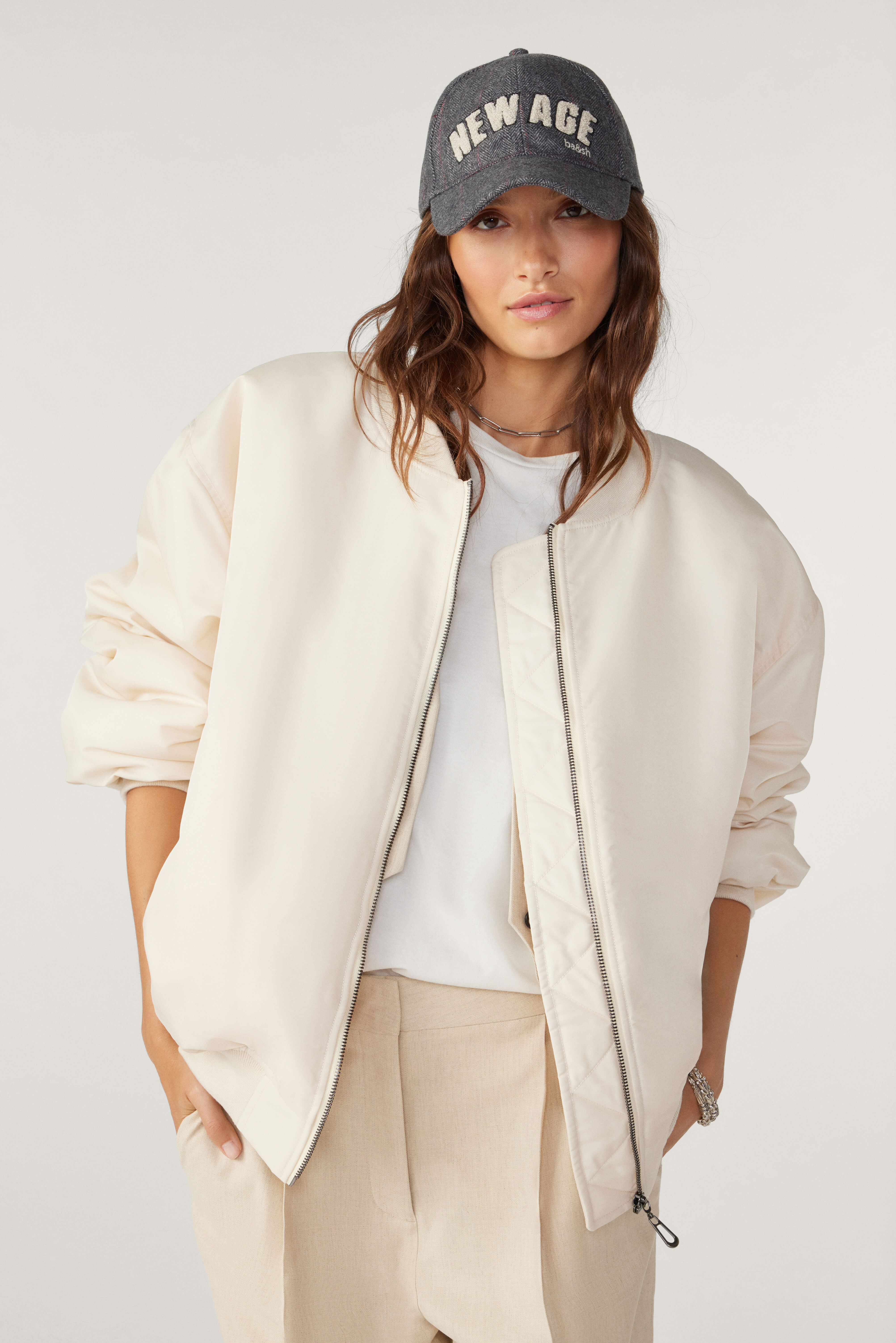 Bomber Jacket Rue White // ba&sh