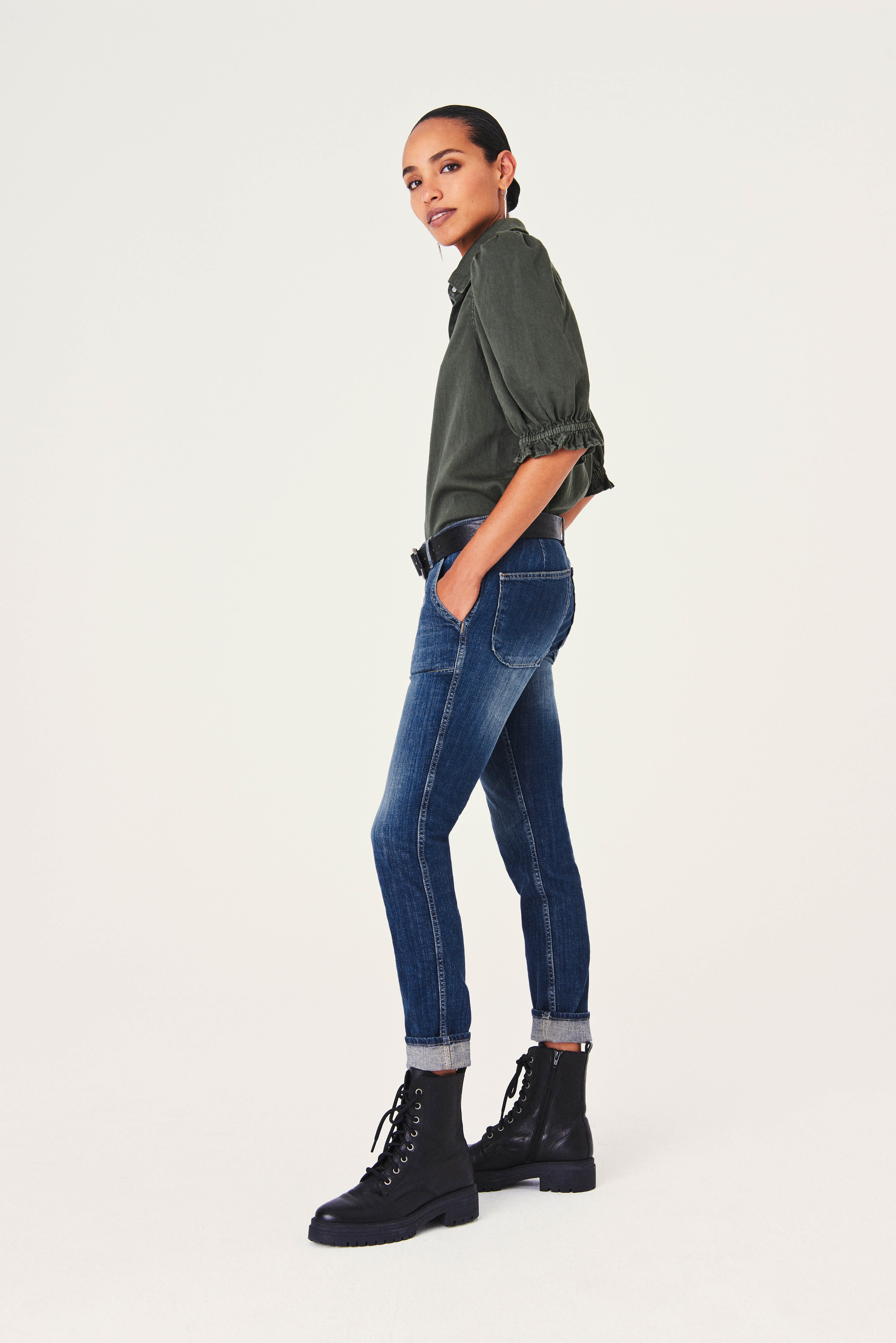 Jeans femme pantalons larges denim et pantalons chino ba sh FR