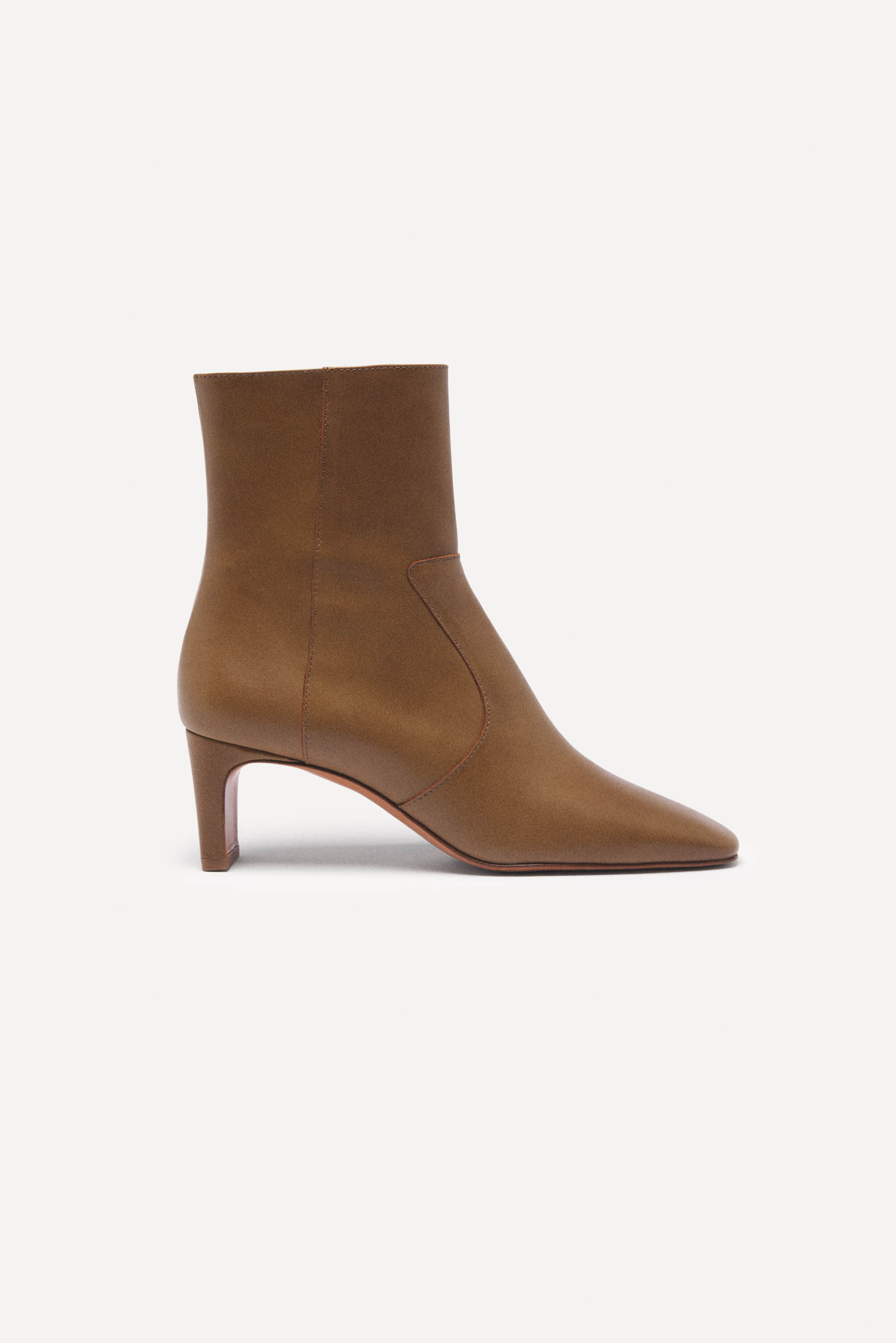 Tan suede heeled ankle boots Clearance