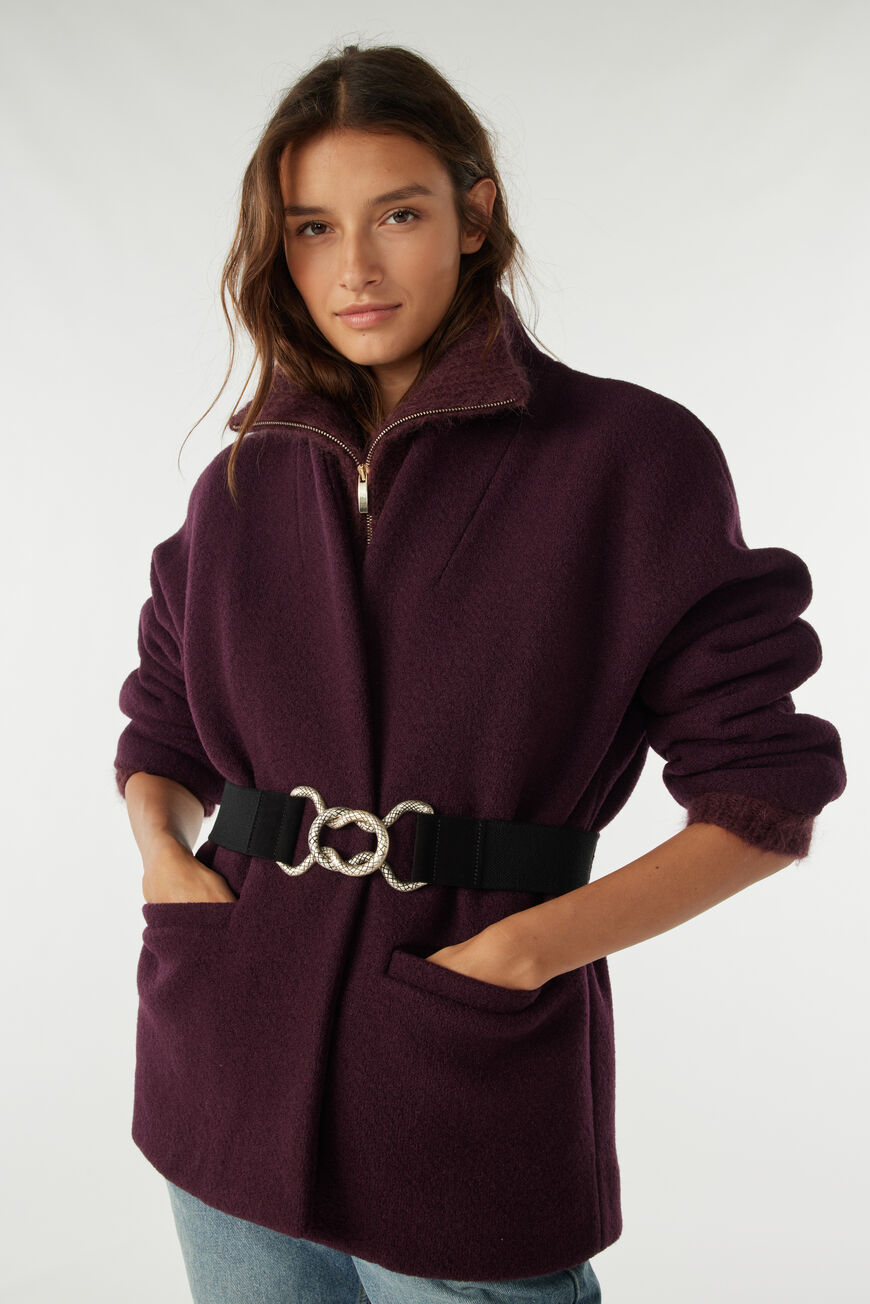 BA&SH Lady belted wool coat