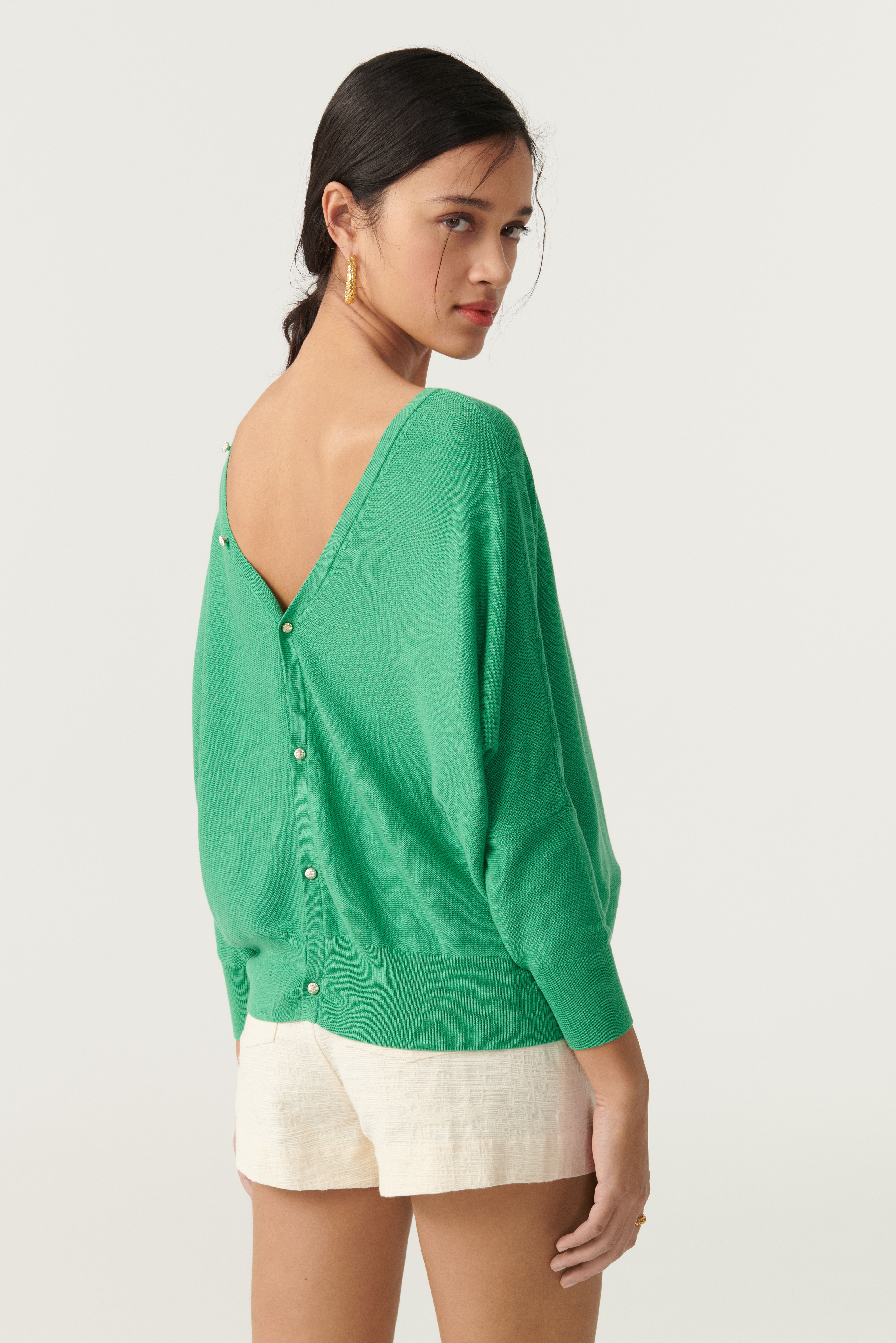 SWEATER ELSY GREEN // ba&sh US