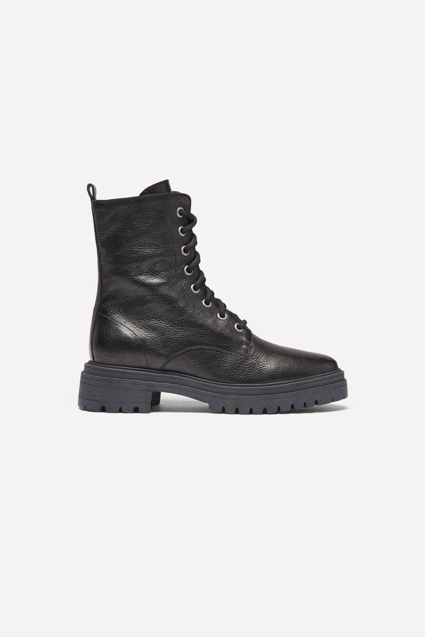 Lace Up Ankle Boots Comy Black Ba Sh Fr Lace Up Ankle Boots Comy Black Ba Sh Fr