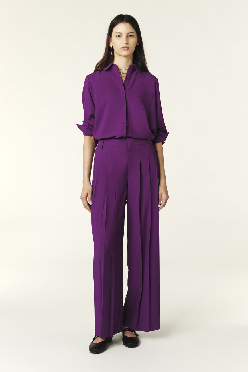 purple Pants & Jeans For Women - Pleated, Joggers & Denim Jeans