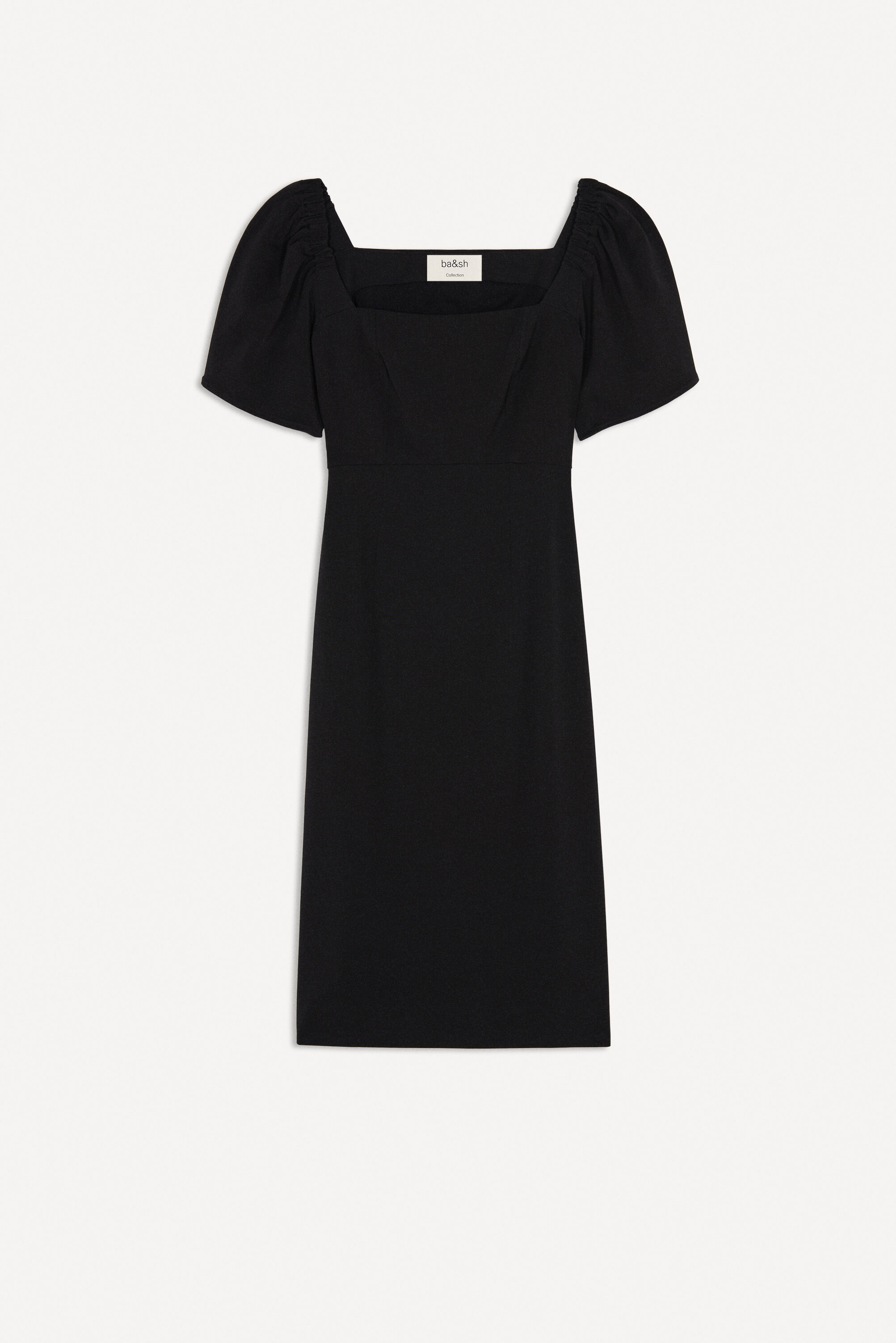 Backless Midi Dress Romea Black Ba Sh Us