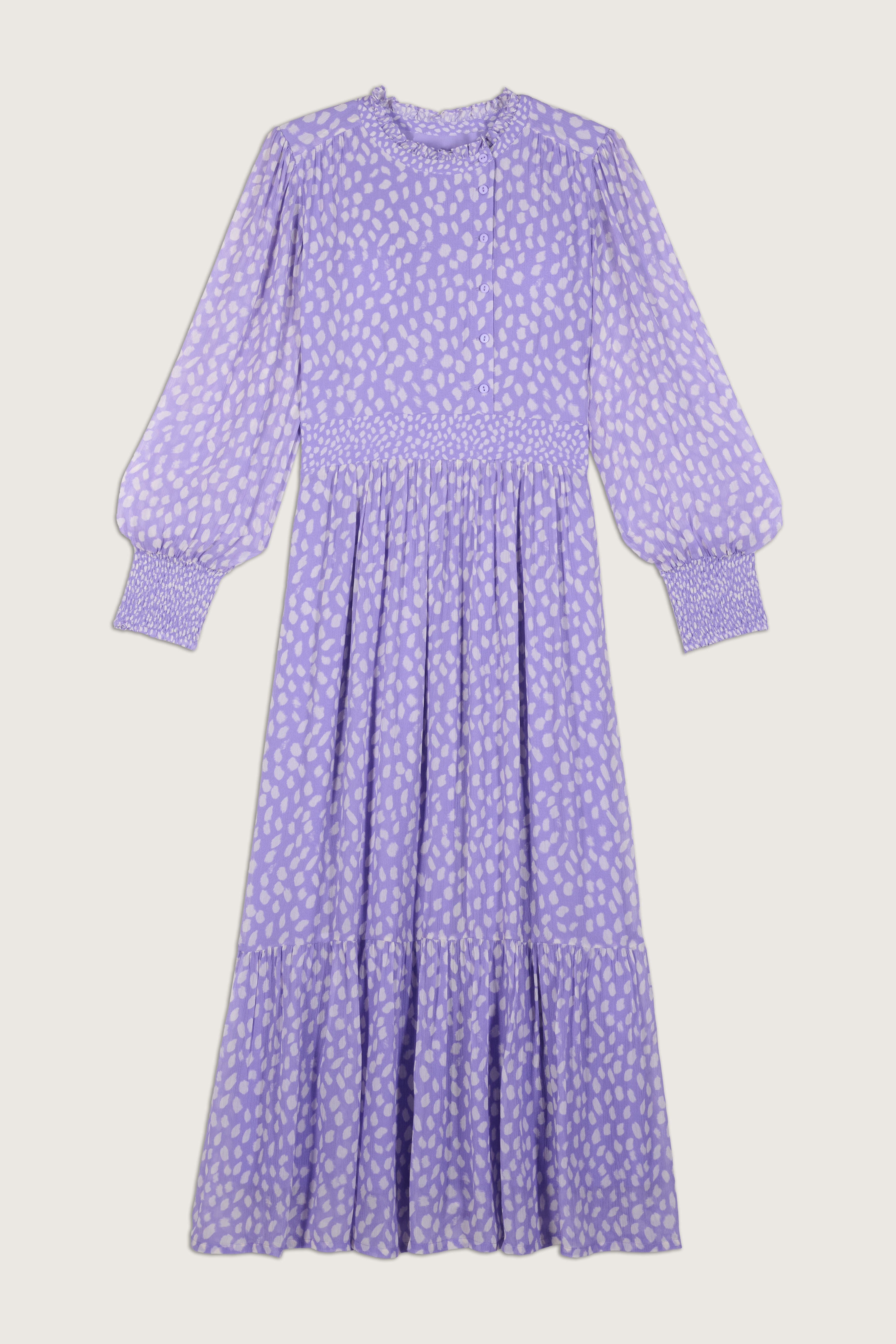 Billowy Flared Dress Bianca Purple // ba&sh CA
