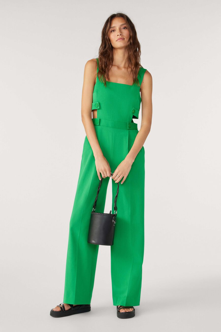 green Jumpsuits & Overalls For Women - Denim Rompers & Playsuits