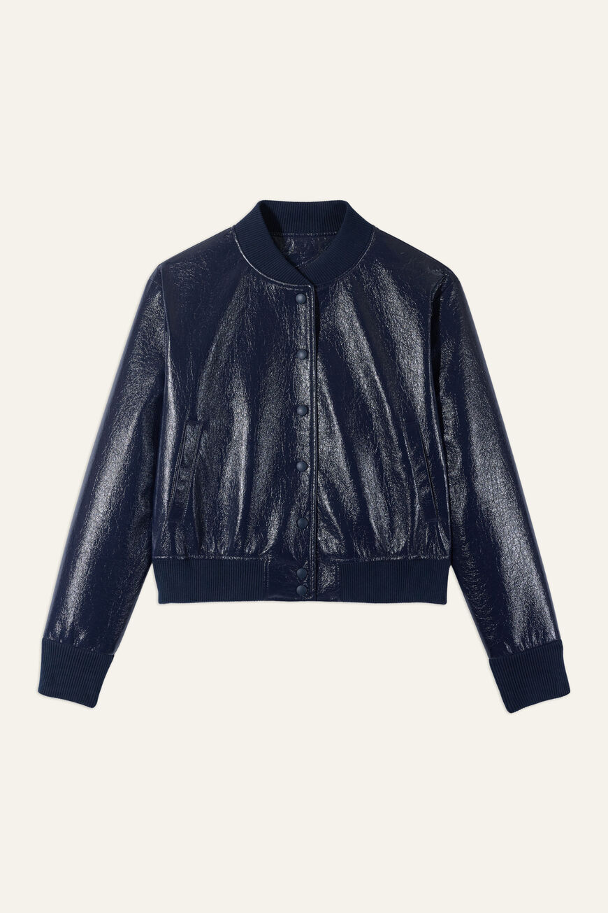 Ribbed Jacket Moon Blue // ba&sh CA