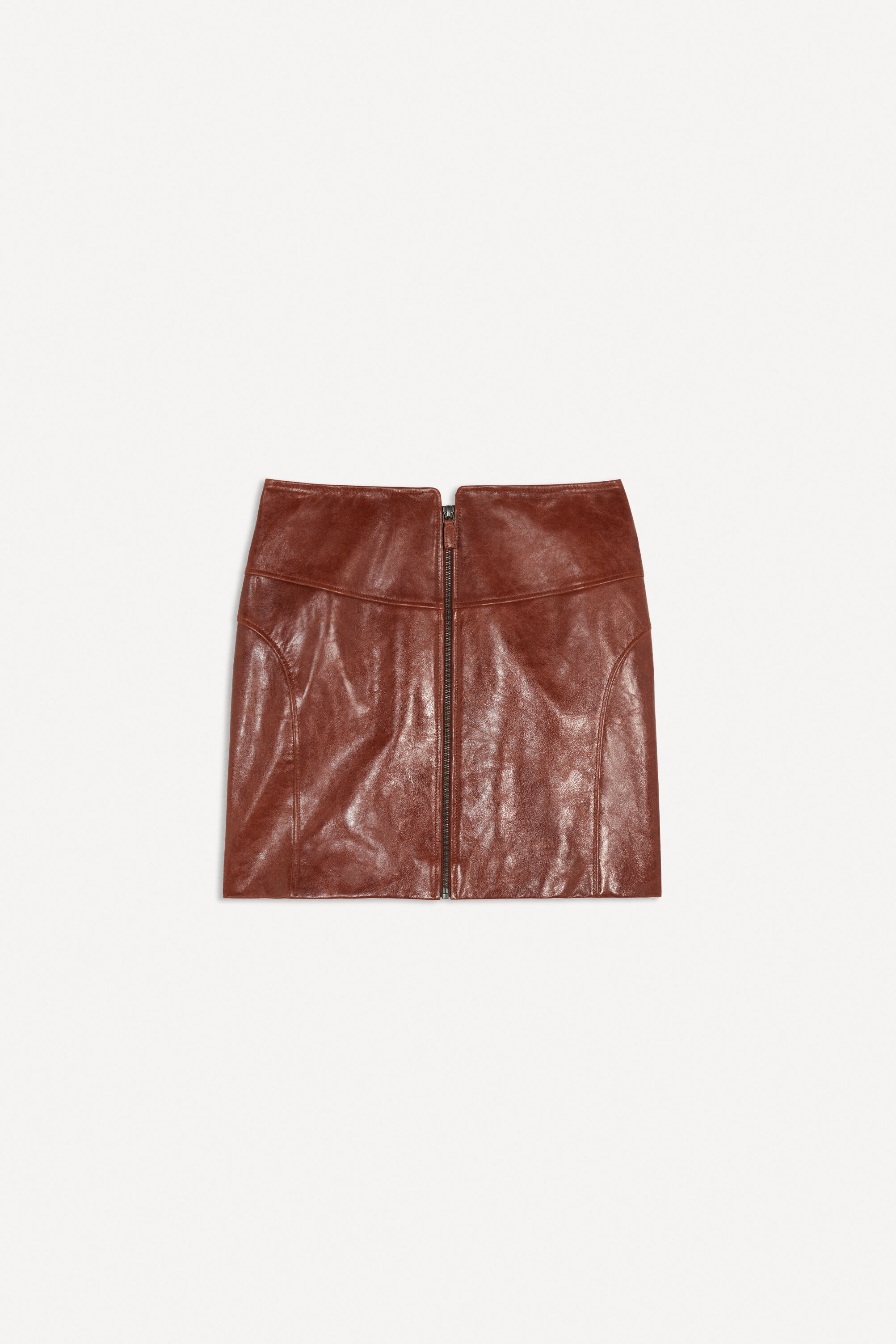 jupe cuir bash